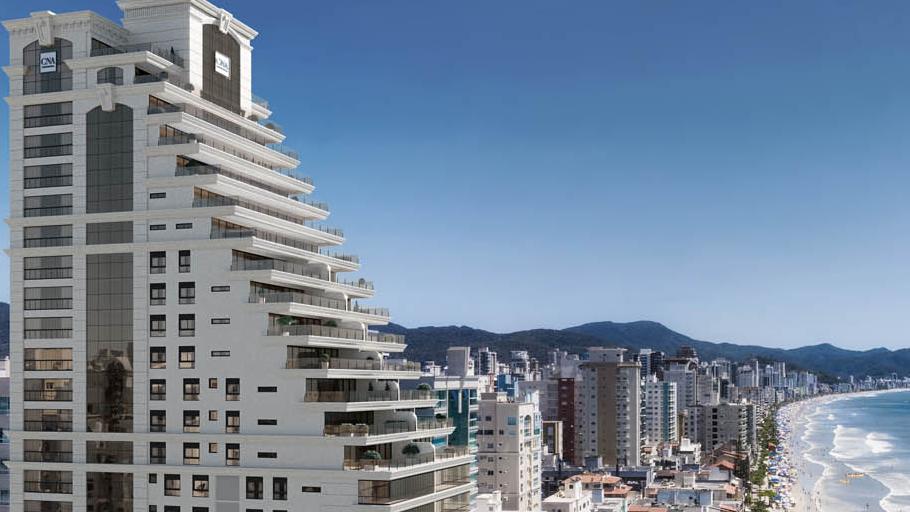 Apartamento 4 quartos sendo 4 suítes para venda no bairro Meia Praia em Itapema