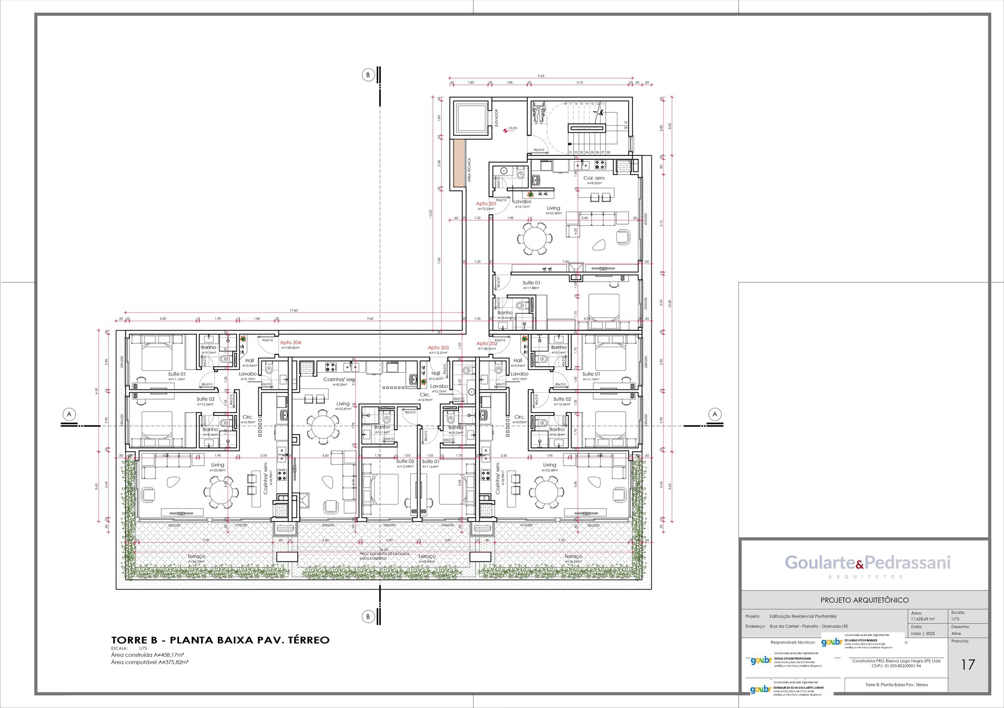Apartamento 3 quartos sendo 3 suítes para venda no bairro Planalto em Gramado
