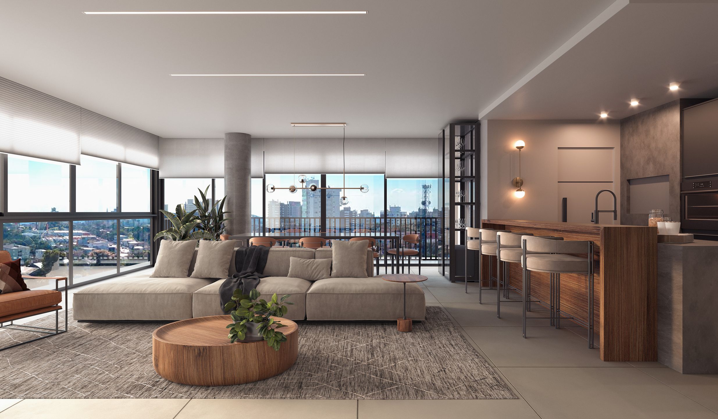 Apartamento 2 quartos sendo 2 suítes para venda no bairro Botafogo  em Bento Gonçalves