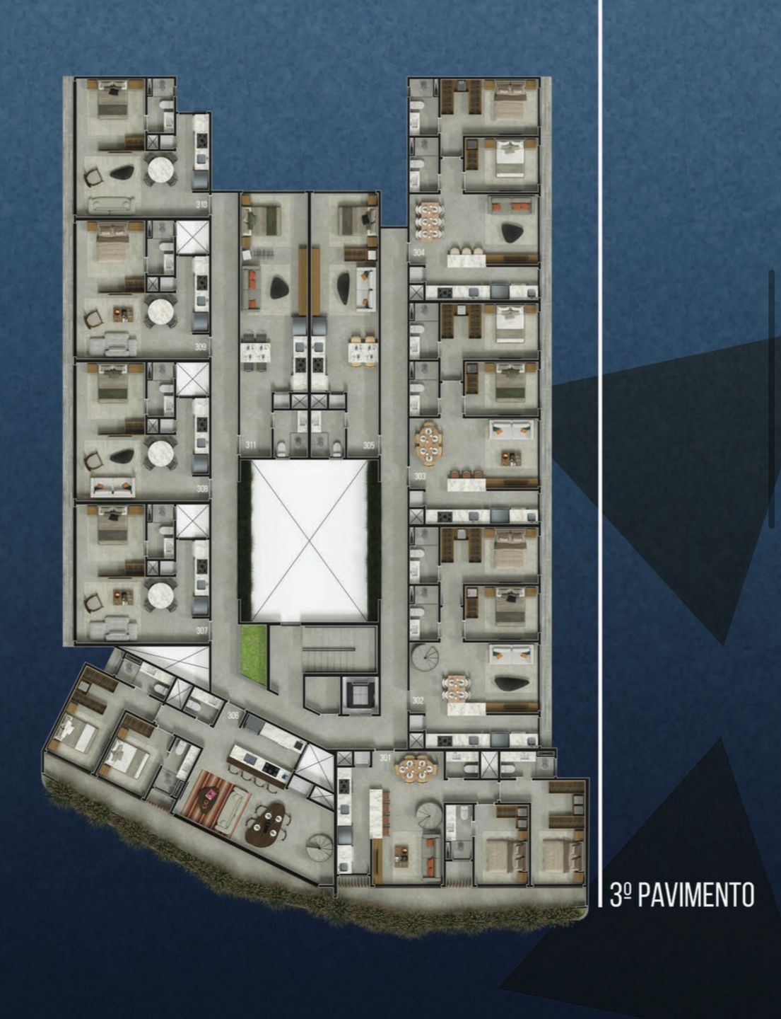 Apartamento 2 quartos sendo 1 suíte para venda no bairro Praia Grande em Torres