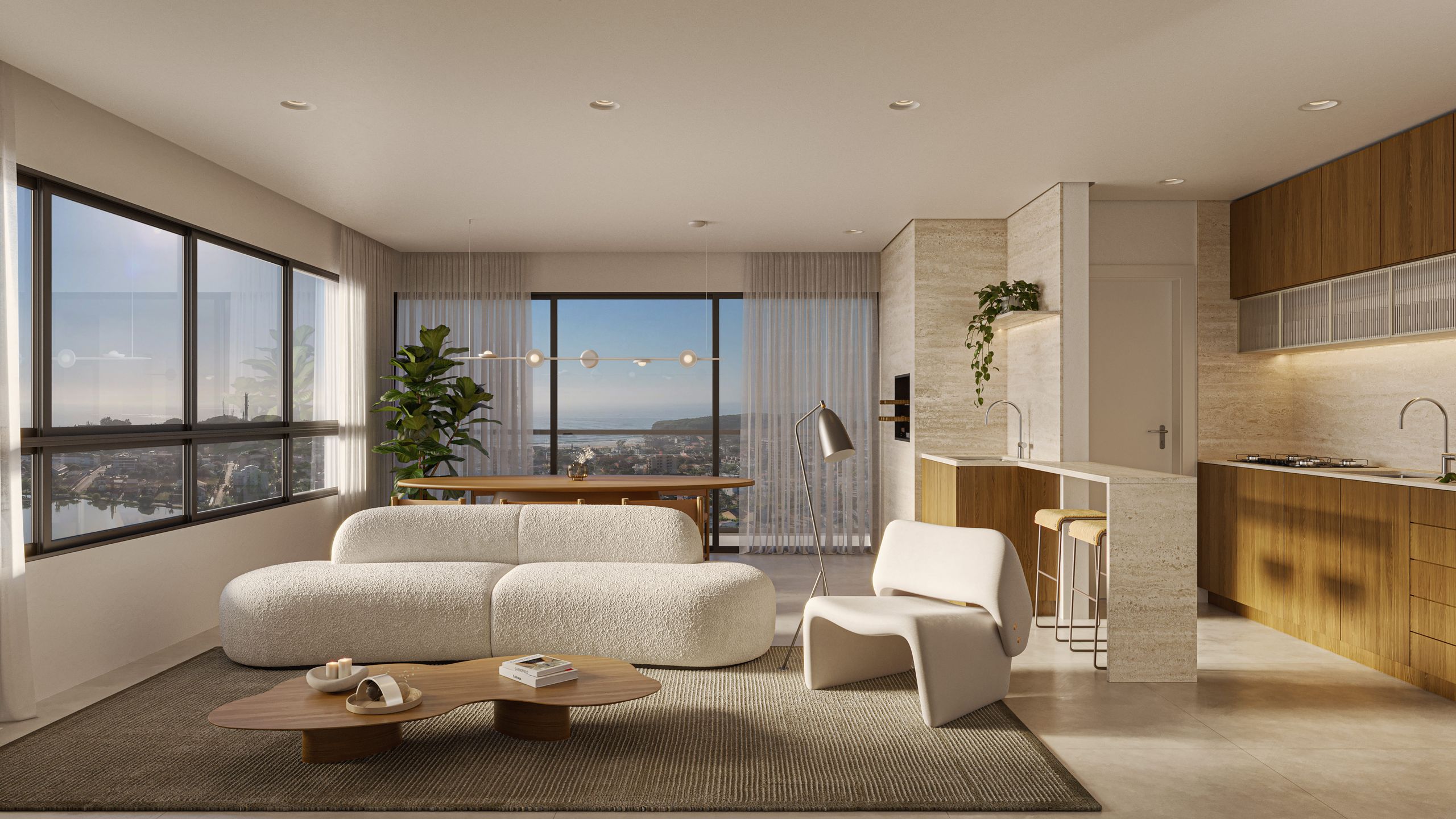 Apartamento 2 quartos sendo 2 suítes para venda no bairro Centro em Torres