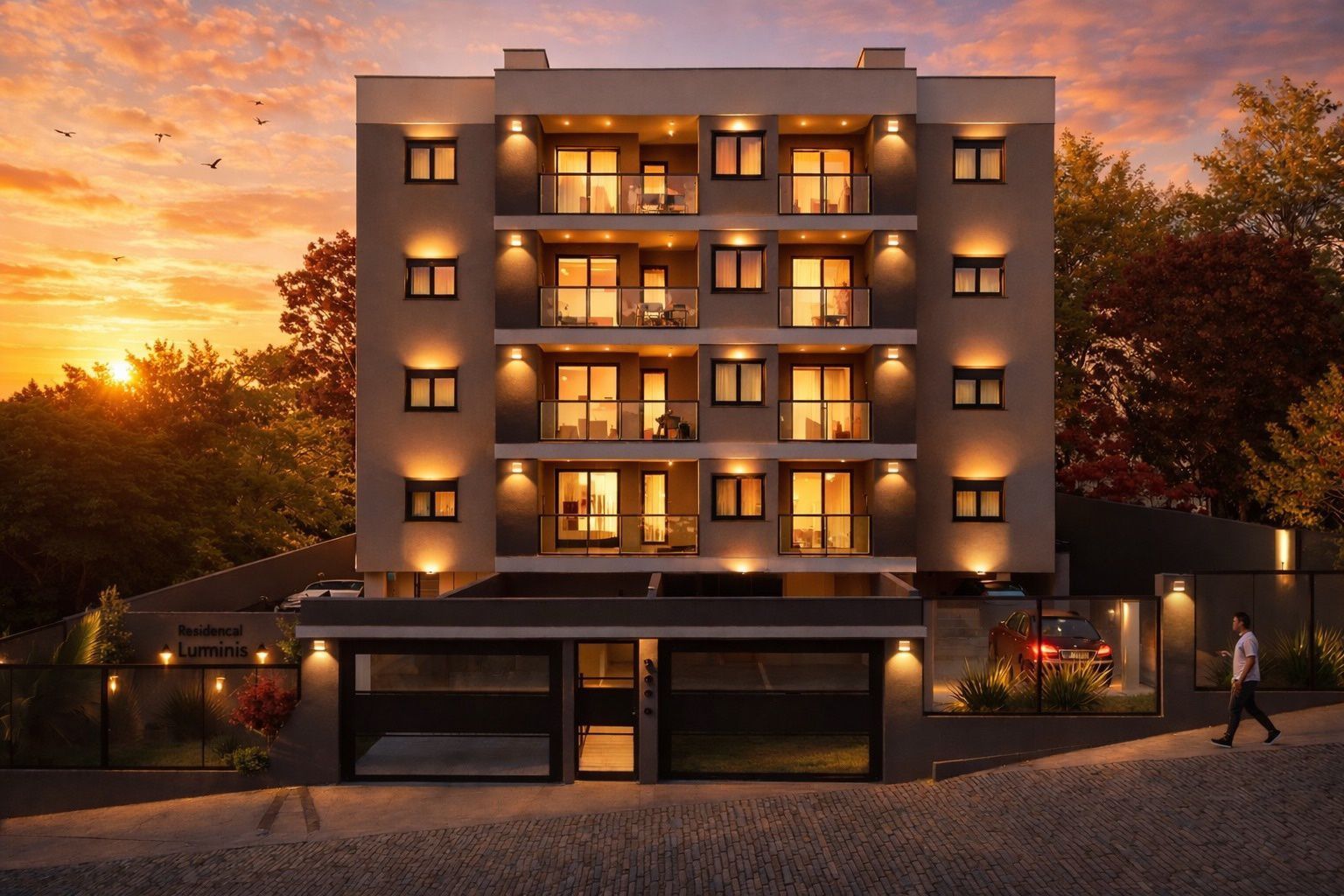 Apartamento 2 quartos sendo 1 suíte para venda no bairro São Luiz em Caxias do Sul