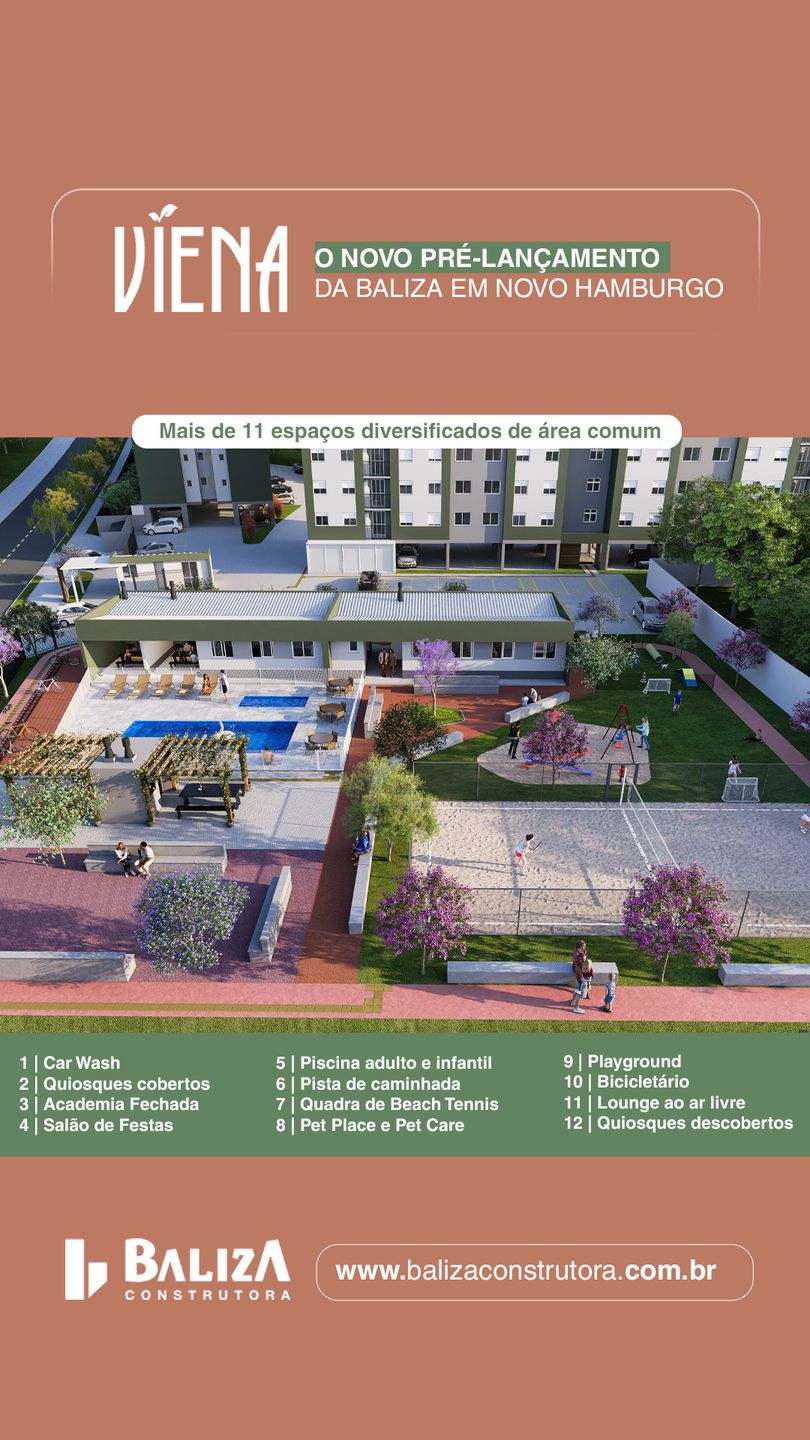 Apartamento 2 quartos para venda no bairro São Jorge em Novo Hamburgo