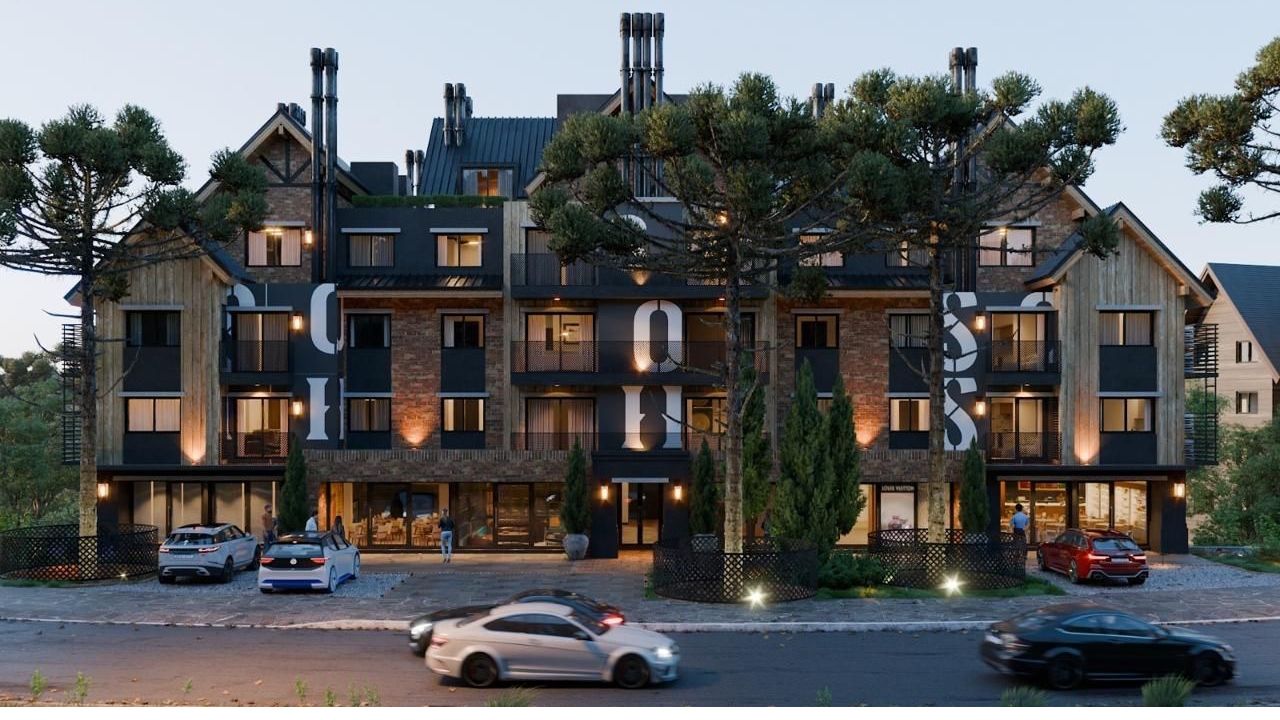 Apartamento 2 quartos sendo 1 suíte para venda no bairro Centro em Gramado