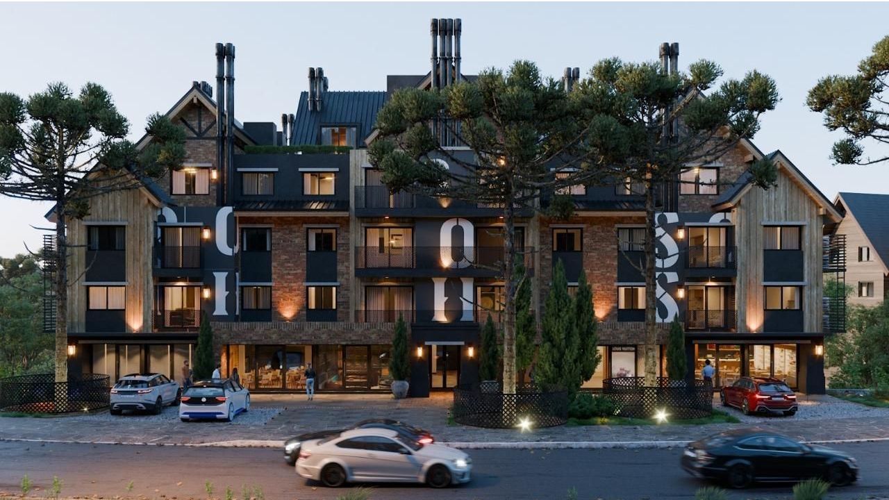 Apartamento 2 quartos sendo 1 suíte para venda no bairro Centro em Gramado