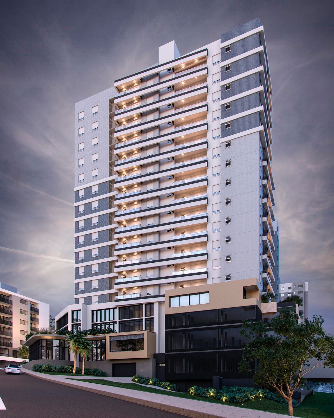 Apartamento 2 quartos sendo 2 suítes para venda no bairro Centro  em Bento Gonçalves