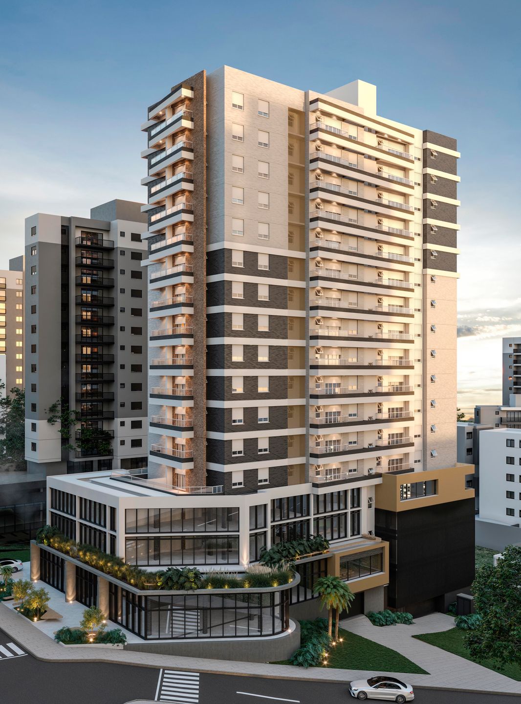 Apartamento 2 quartos sendo 2 suítes para venda no bairro Centro  em Bento Gonçalves