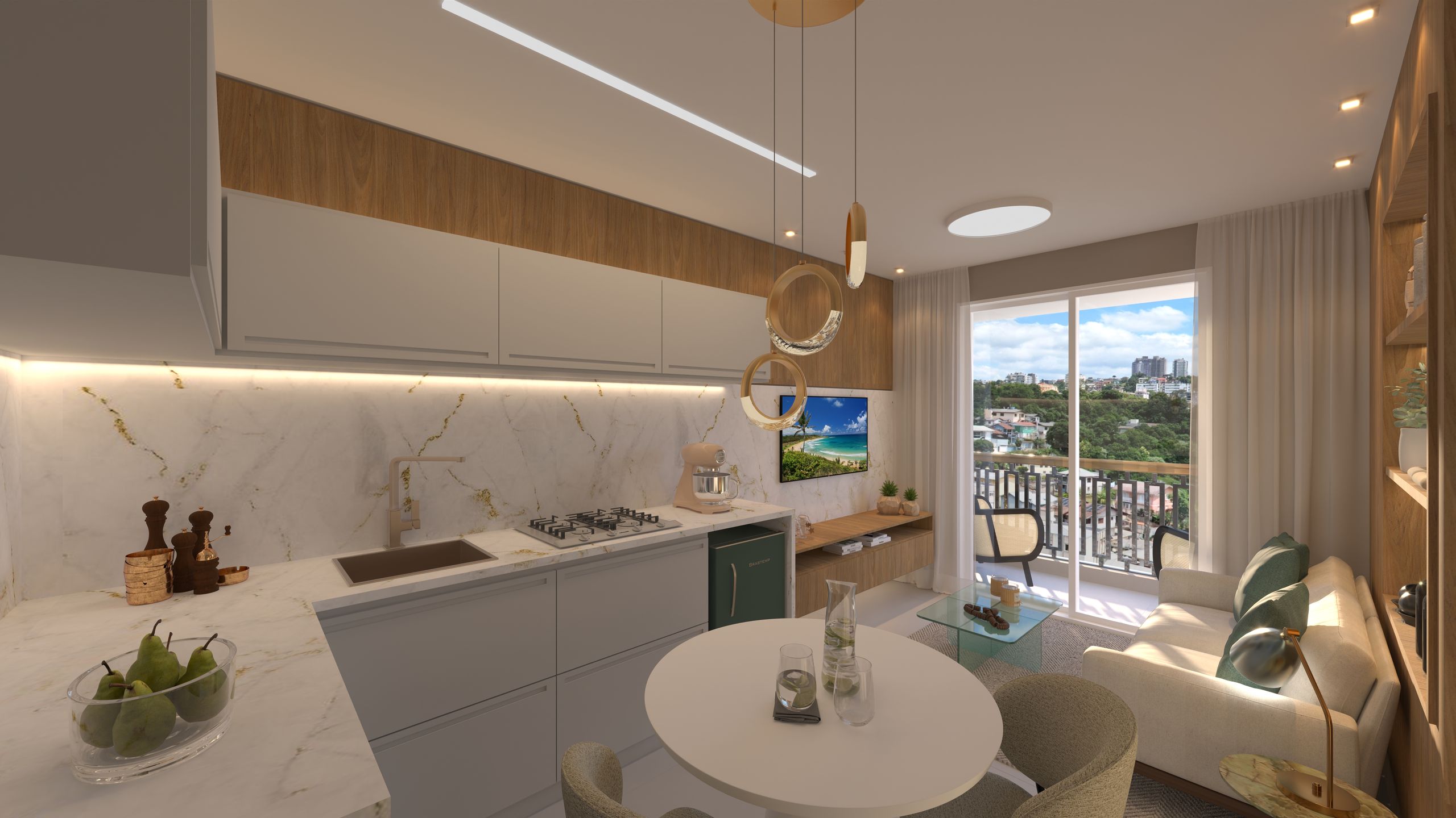 Apartamento 1 quarto para venda no bairro Borgo em Bento Gonçalves