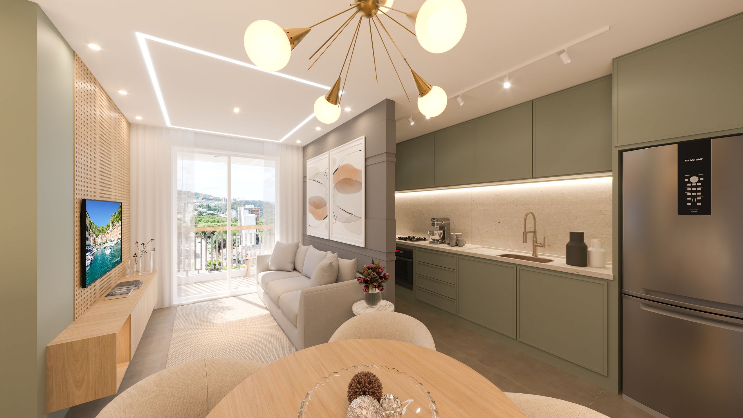 Apartamento 1 quarto para venda no bairro Borgo em Bento Gonçalves
