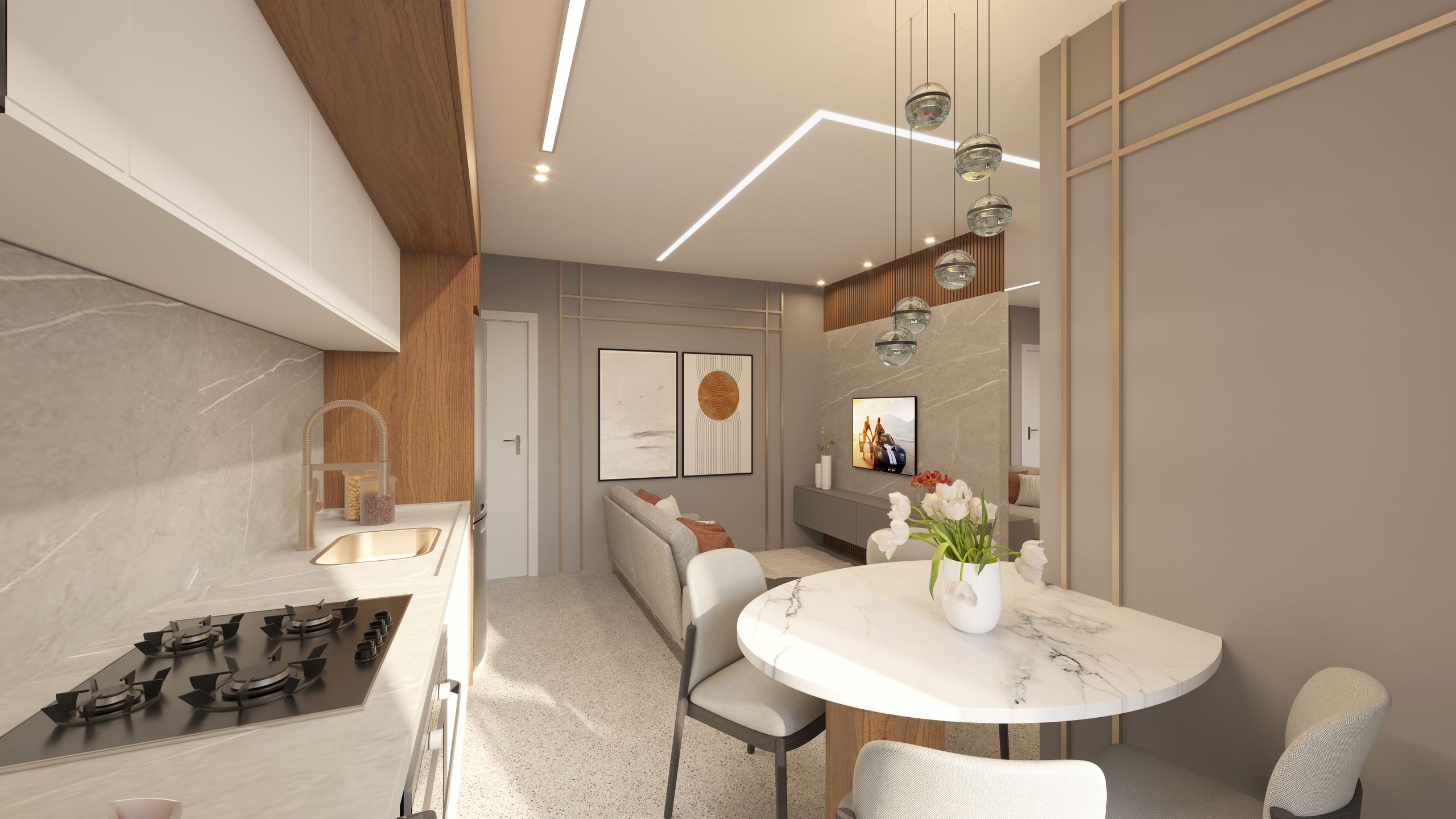 Apartamento 1 quarto para venda no bairro Borgo em Bento Gonçalves