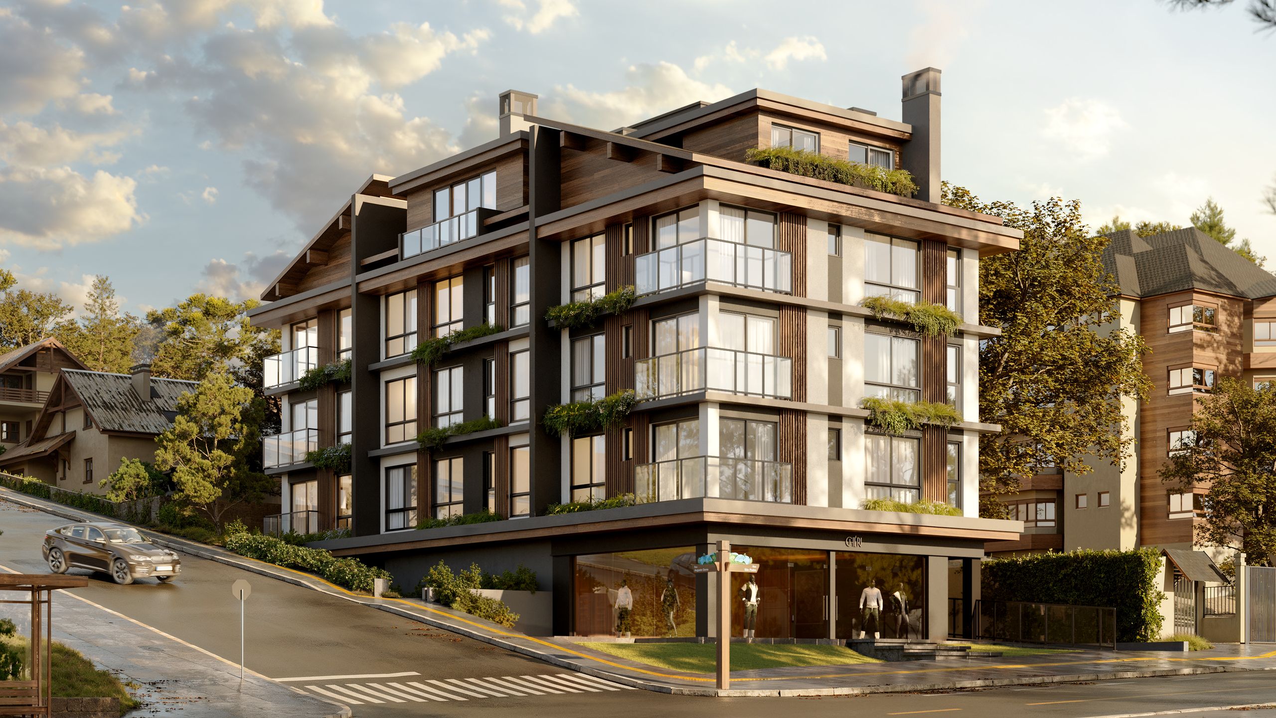 Apartamento 2 quartos sendo 2 suítes para venda no bairro Floresta em Gramado