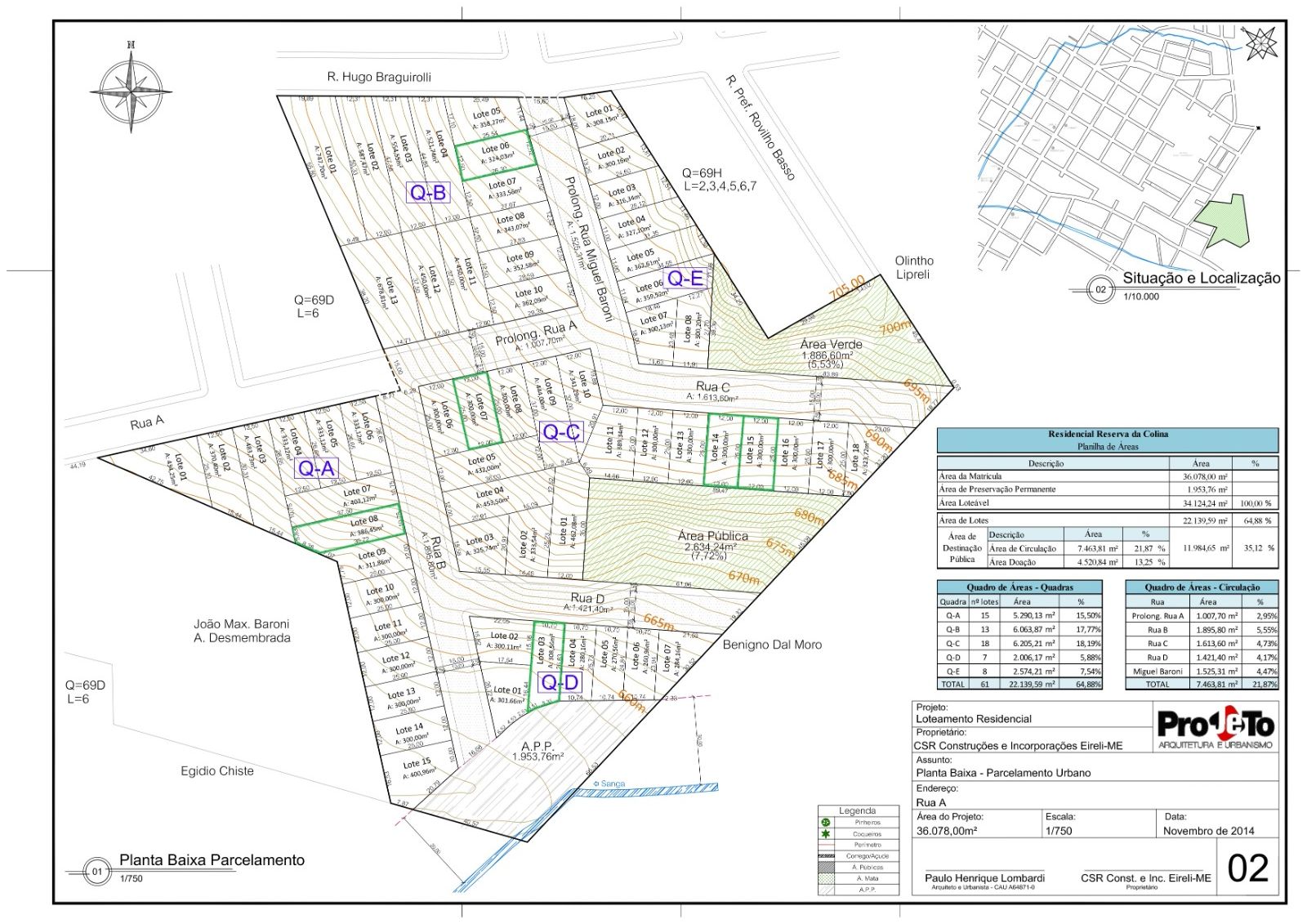 Lote para venda no bairro Centro em Marau