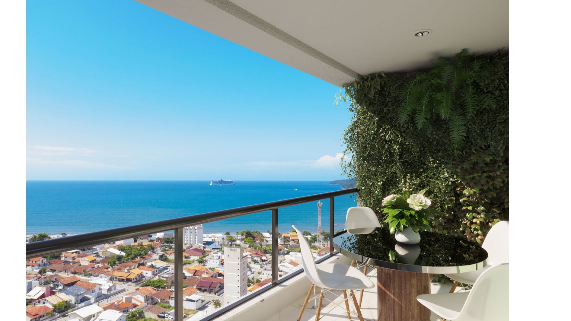 Apartamento 2 quartos sendo 2 suítes para venda no bairro Balneário Perequê em Porto Belo