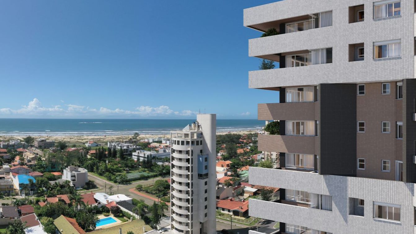 Apartamento 2 quartos sendo 1 suíte para venda no bairro Praia Grande em Torres