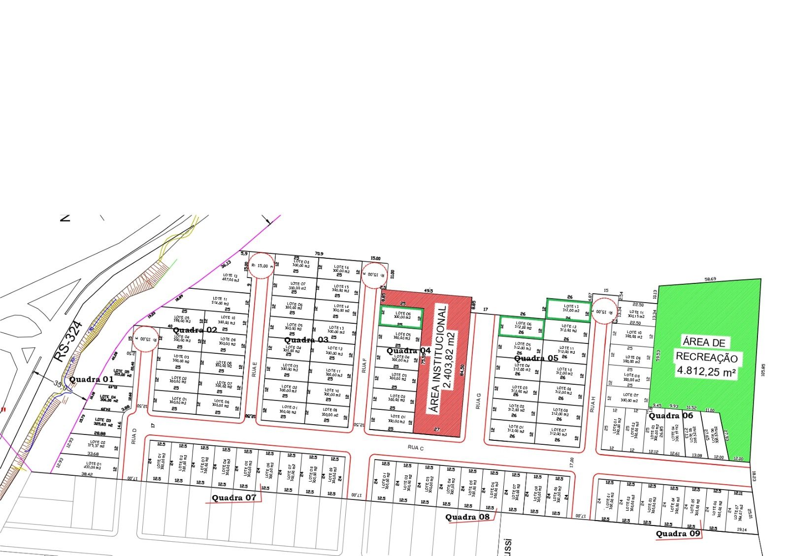 Terreno para venda no bairro Centro em Marau