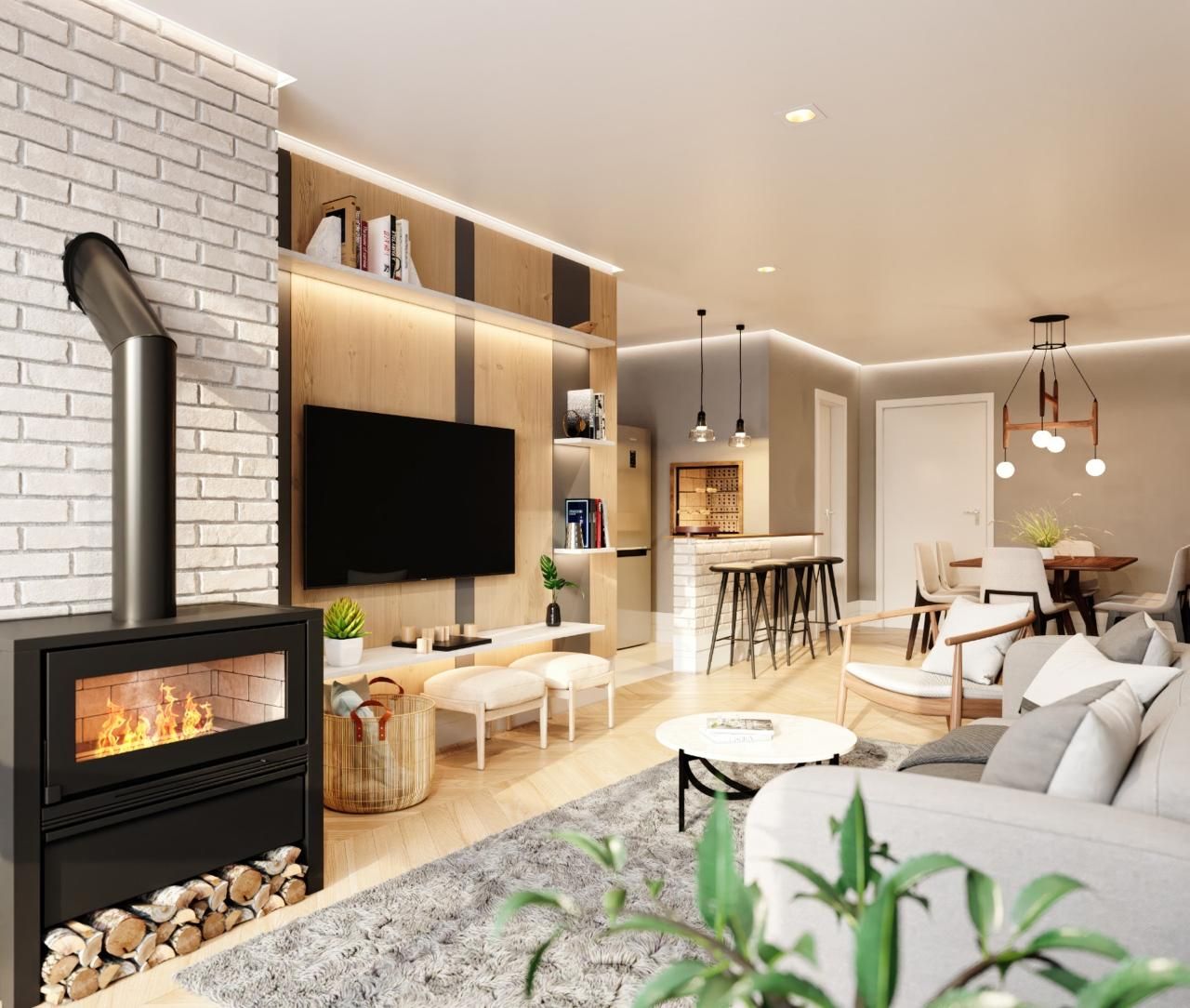 Apartamento 2 quartos sendo 2 suítes para venda no bairro Centro em Gramado