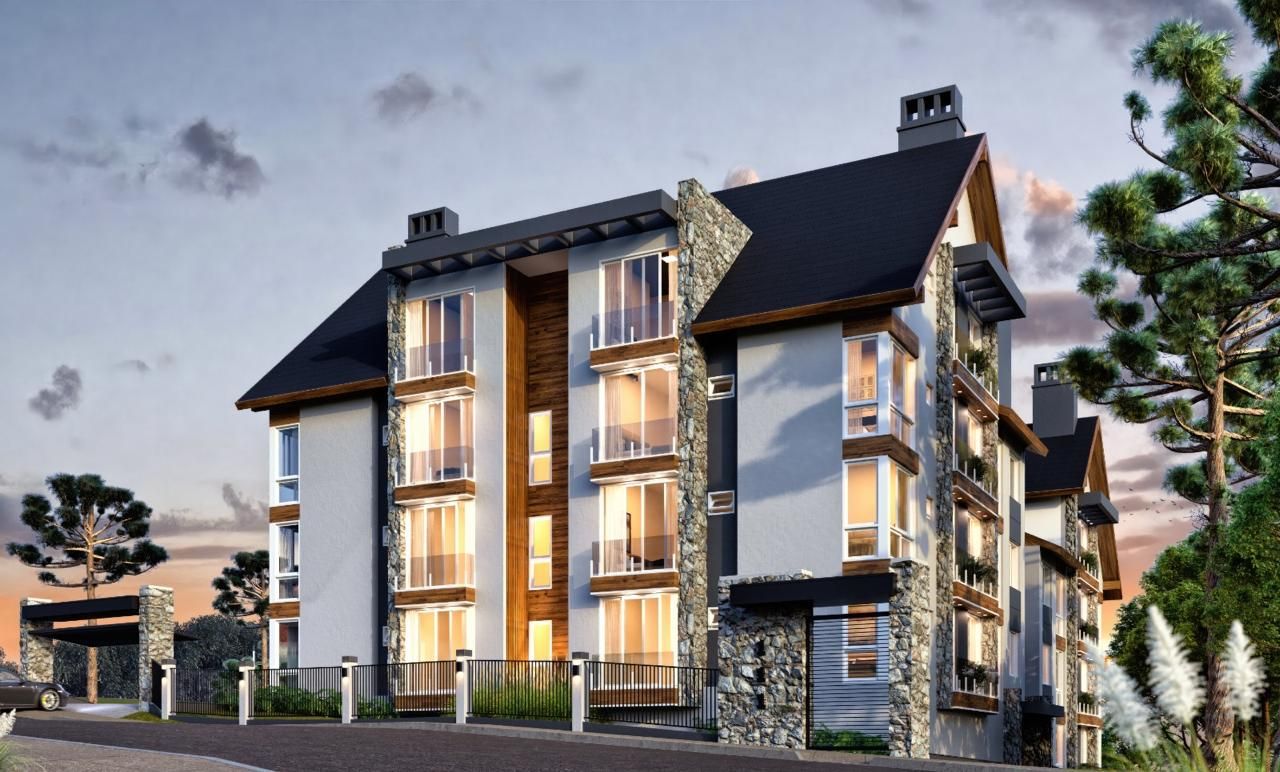 Apartamento 2 quartos sendo 2 suítes para venda no bairro Centro em Gramado