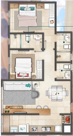 Apartamento 2 quartos sendo 2 suítes para venda no bairro Centro em Torres
