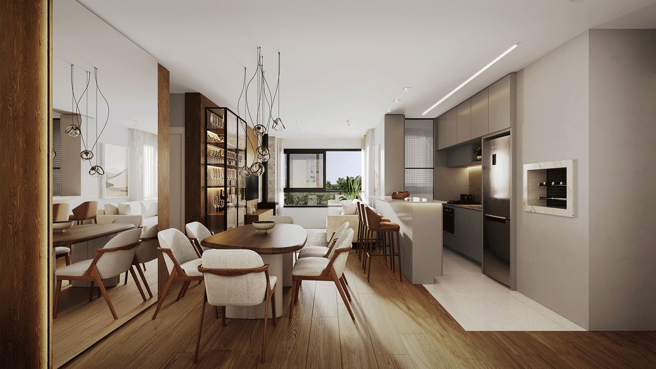 Apartamento Duplex 3 quartos sendo 3 suítes para venda no bairro Belvedere em Gramado