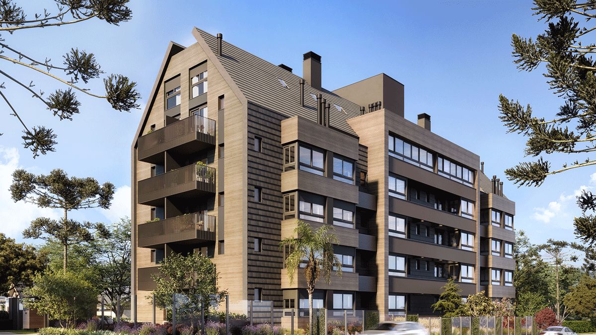 Apartamento Duplex 3 quartos sendo 3 suítes para venda no bairro Belvedere em Gramado