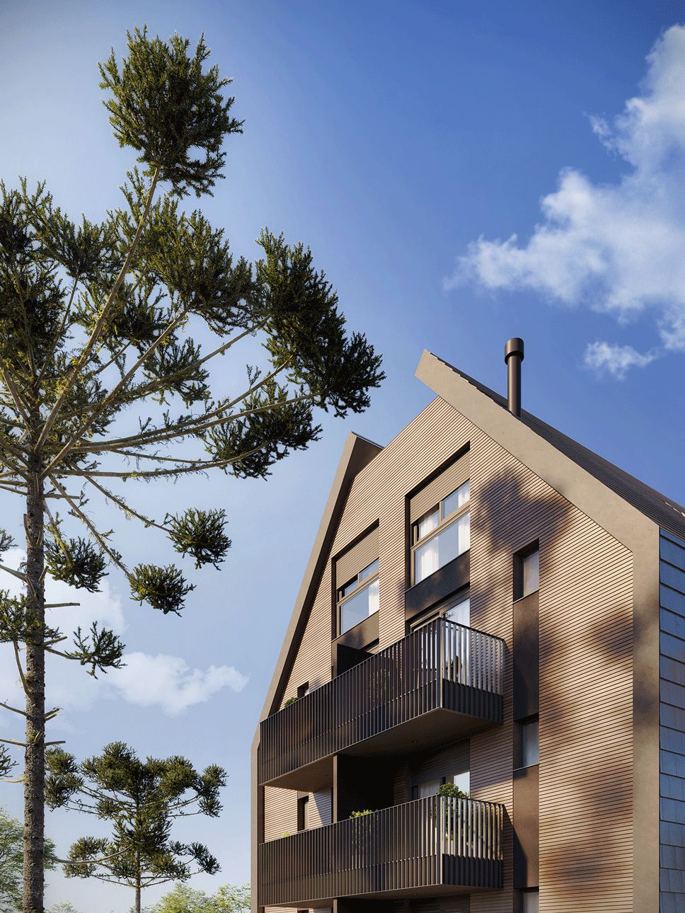 Apartamento Duplex 3 quartos sendo 3 suítes para venda no bairro Belvedere em Gramado