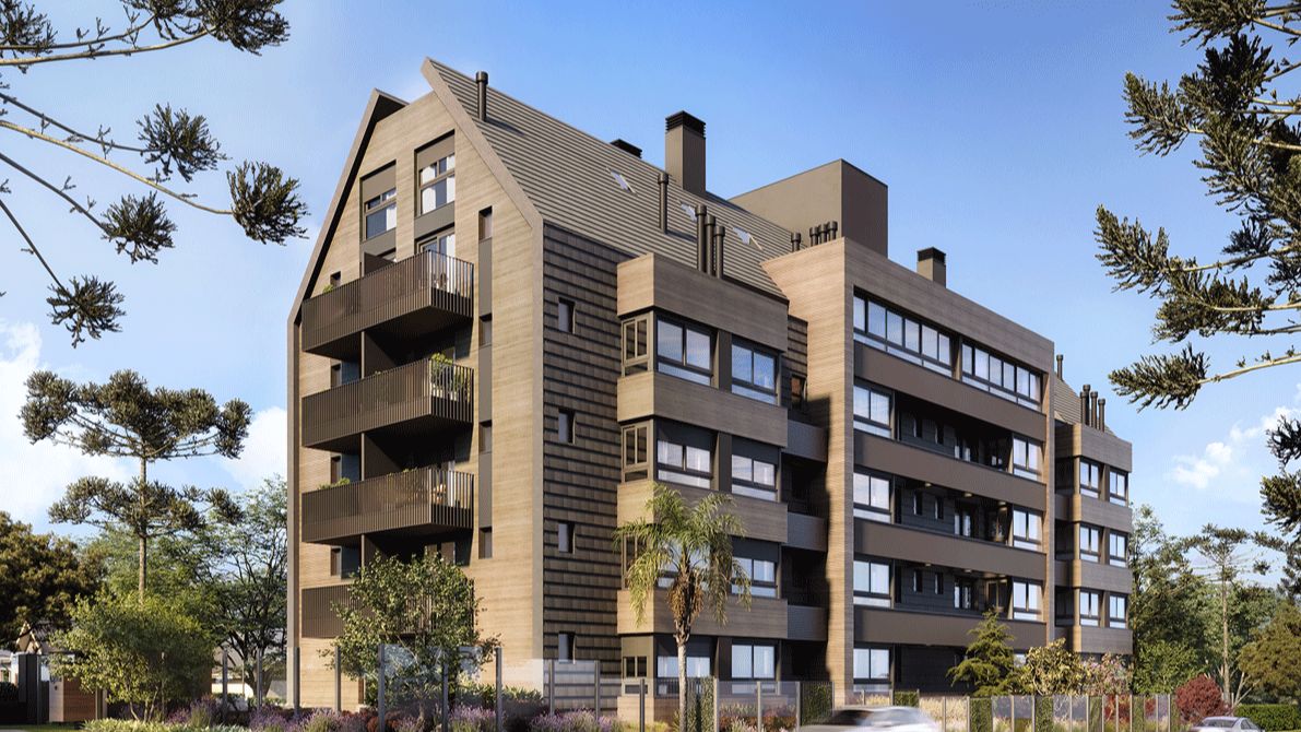 Apartamento 1 quarto sendo 1 suíte para venda no bairro Belvedere em Gramado