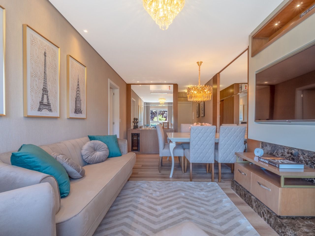 Apartamento 1 quarto sendo 1 suíte para venda no bairro Centro em Gramado