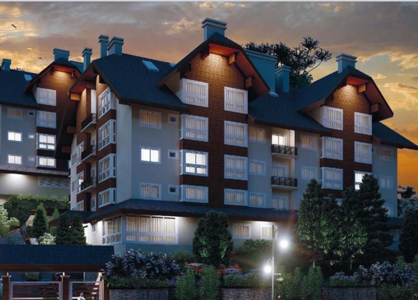 Apartamento 1 quarto sendo 1 suíte para venda no bairro Centro em Gramado