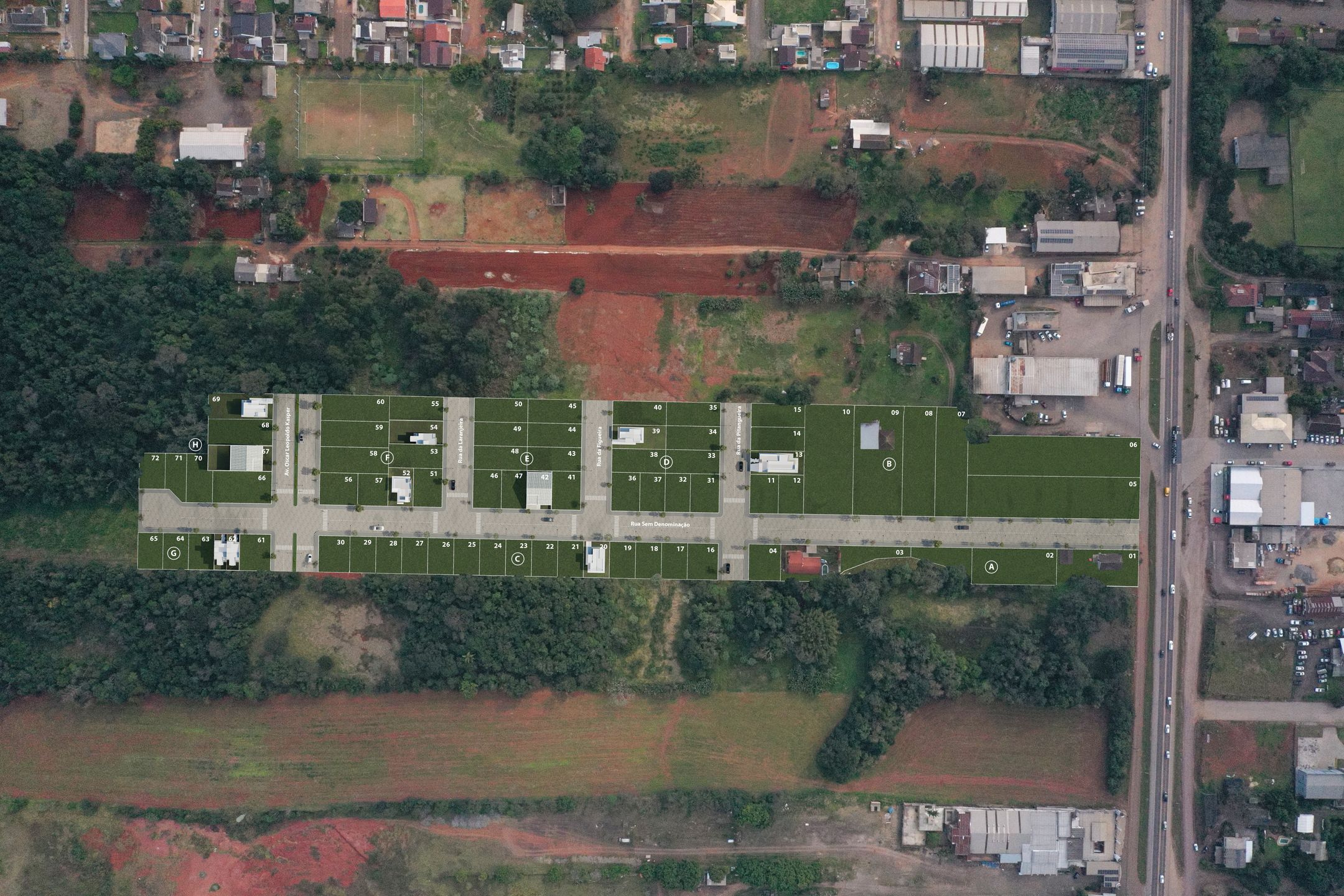 Lote para venda no bairro Pinheiros em Estrela
