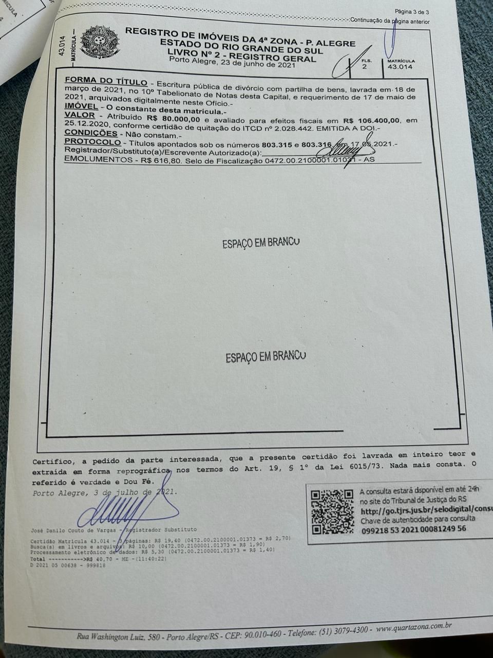 Sala Comercial para venda no bairro Cristo Redentor em Porto Alegre