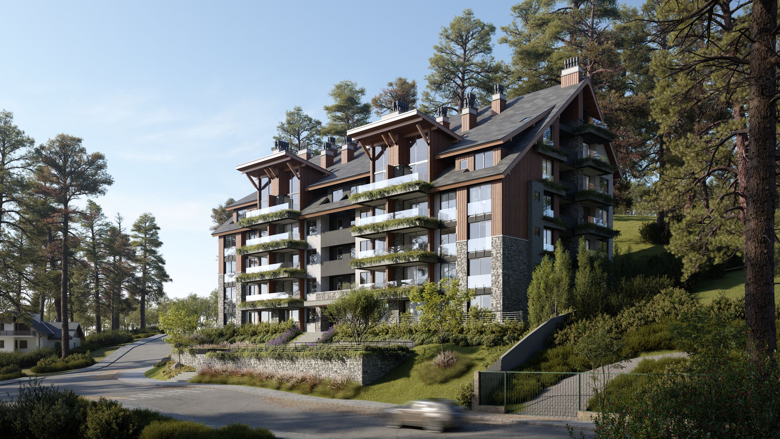 Apartamento Duplex sendo 2 suítes para venda no bairro Planalto em Gramado