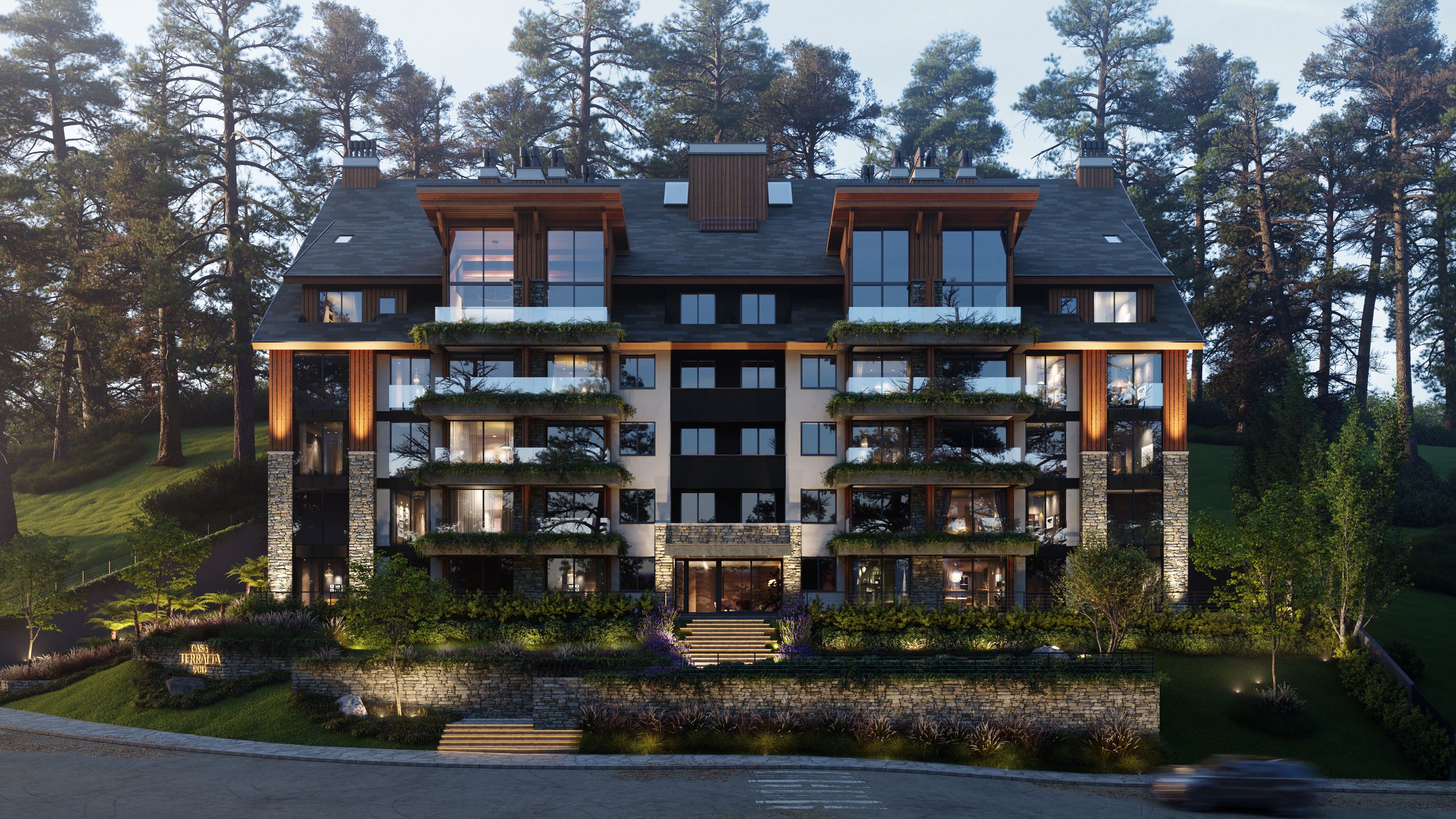 Apartamento Duplex sendo 2 suítes para venda no bairro Planalto em Gramado