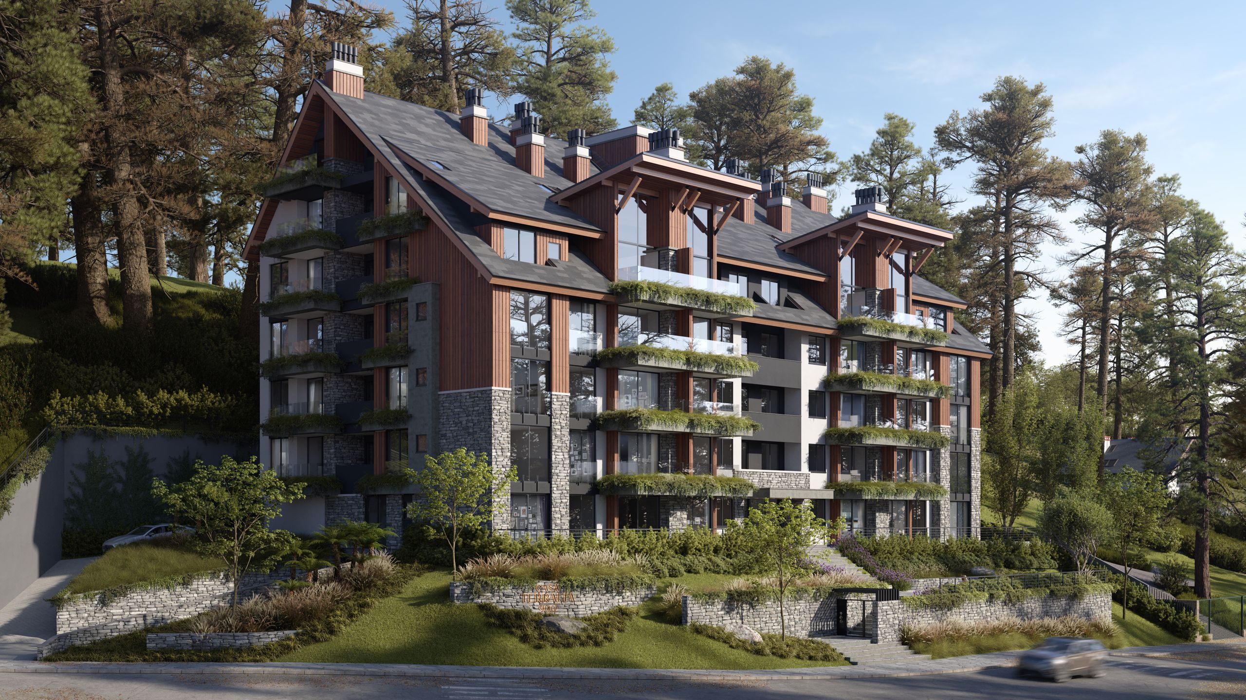 Apartamento Duplex sendo 2 suítes para venda no bairro Planalto em Gramado