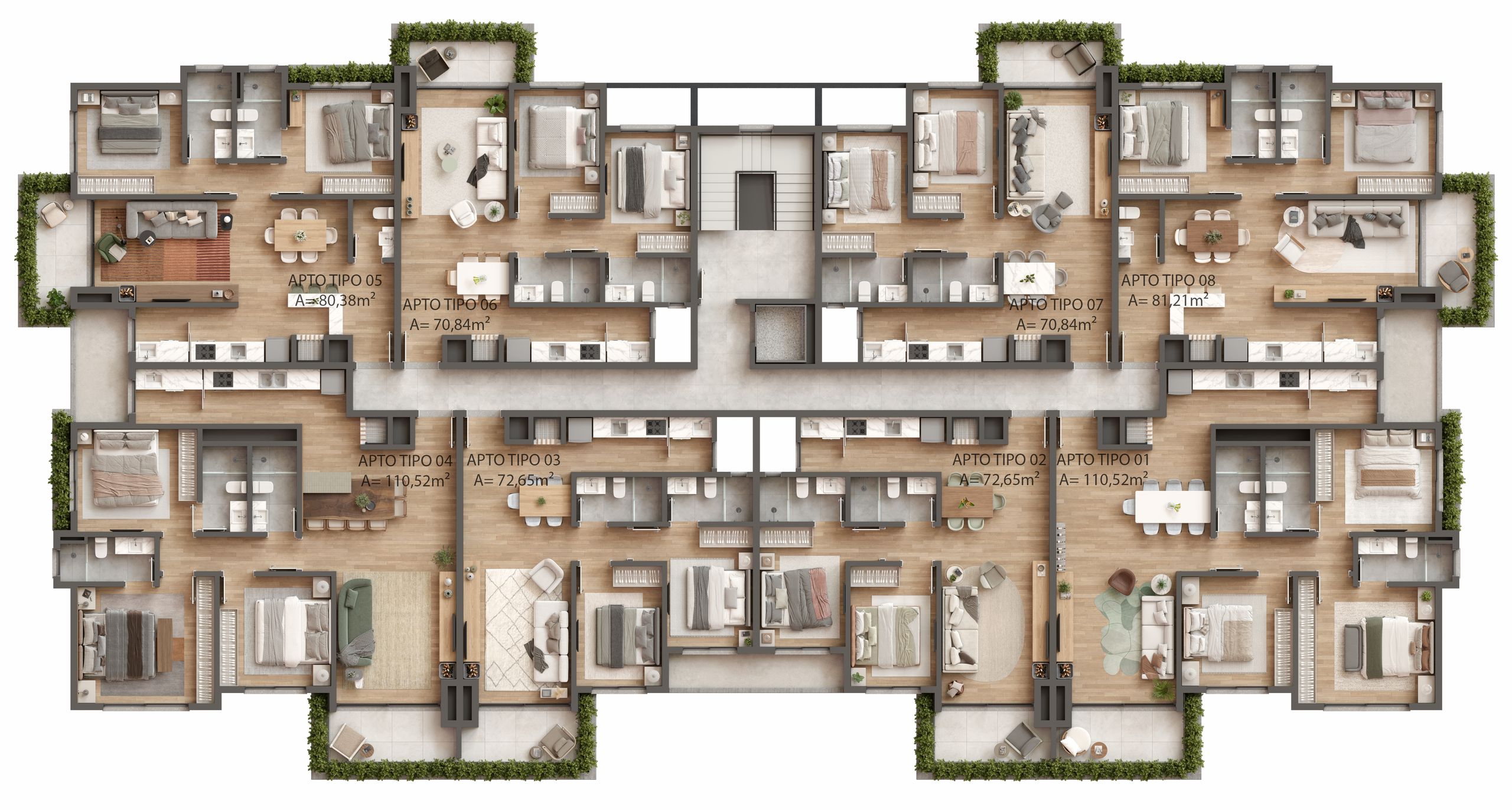 Apartamento Duplex sendo 2 suítes para venda no bairro Planalto em Gramado