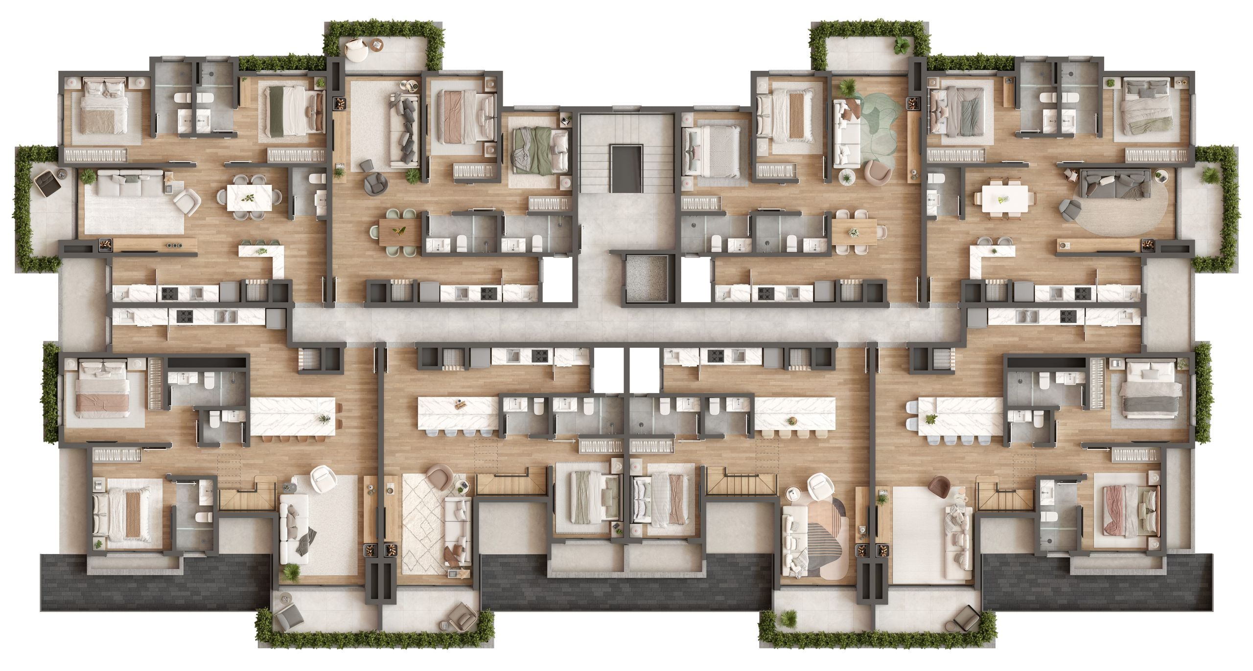 Apartamento Duplex sendo 2 suítes para venda no bairro Planalto em Gramado