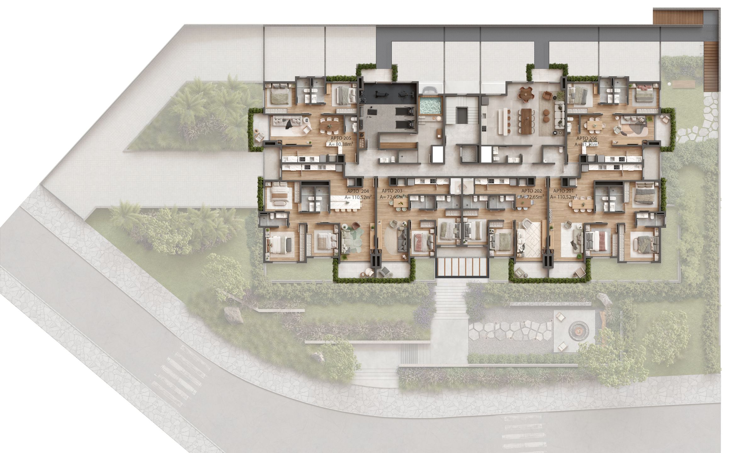 Apartamento Duplex sendo 2 suítes para venda no bairro Planalto em Gramado