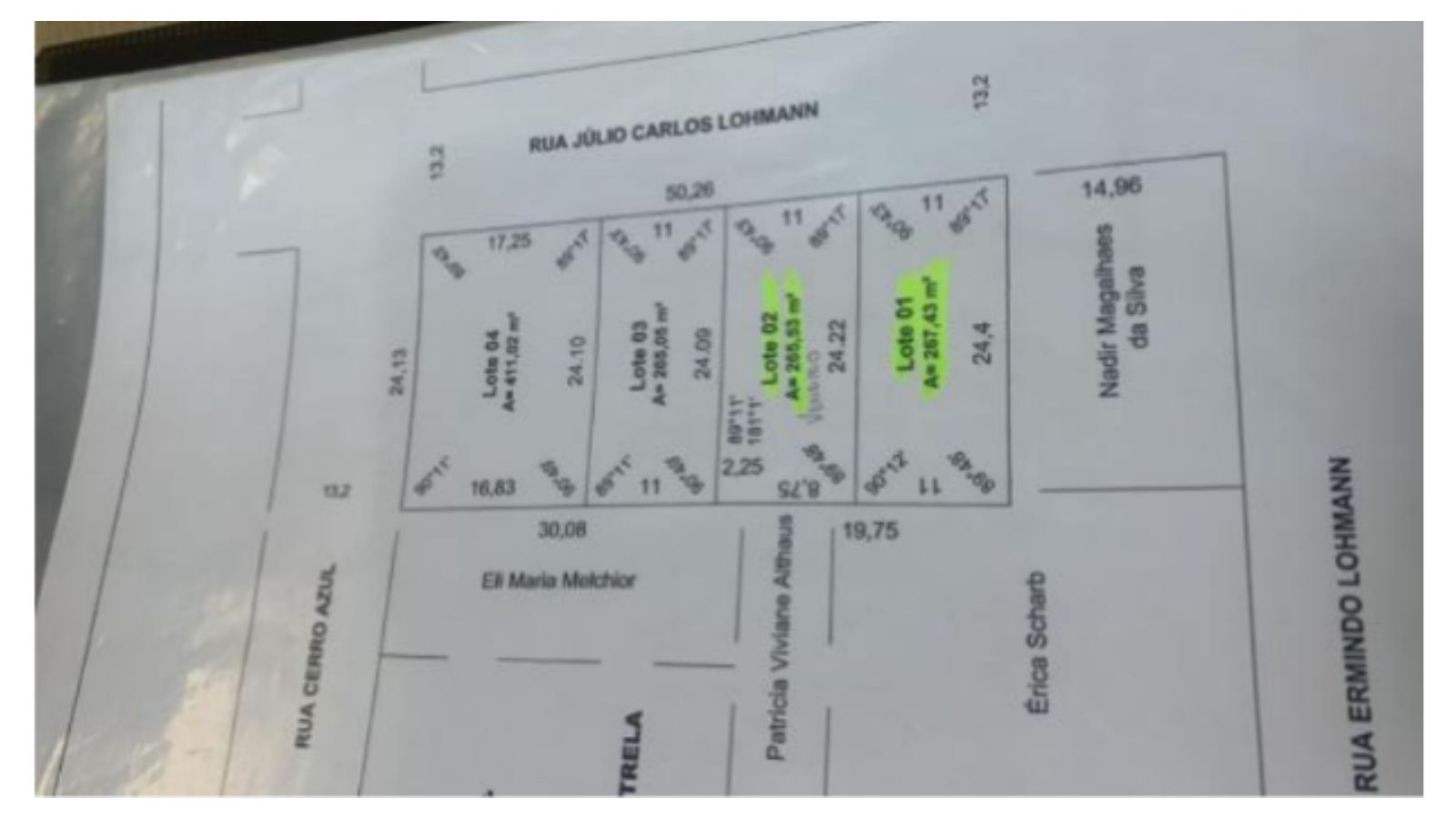 Lote para venda no bairro Pinheiros em Estrela