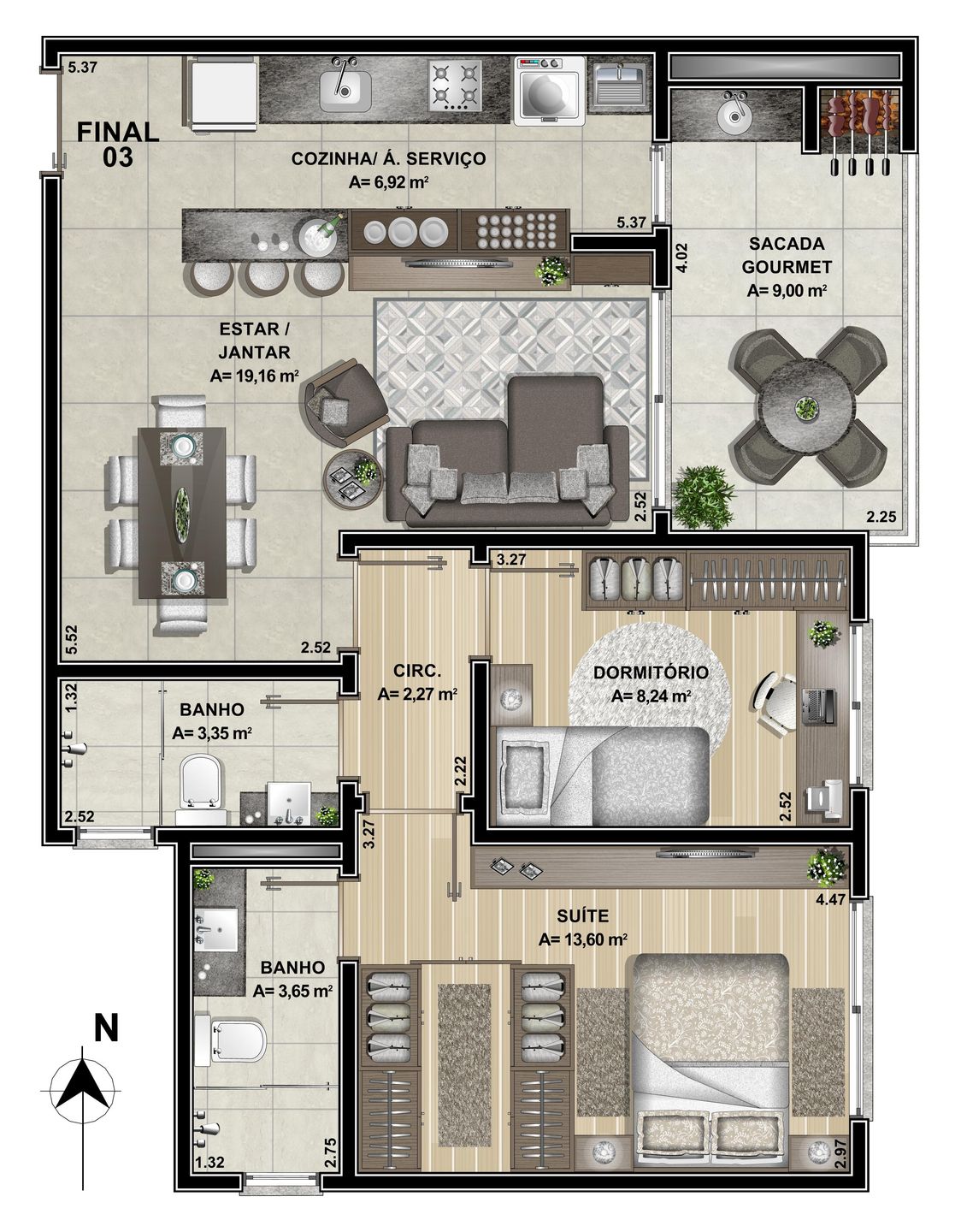 Apartamento para venda no bairro Bela Vista em Caxias do Sul