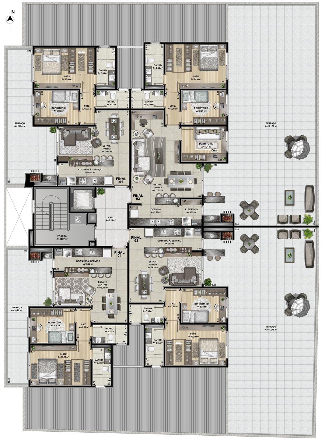 Apartamento para venda no bairro Bela Vista em Caxias do Sul