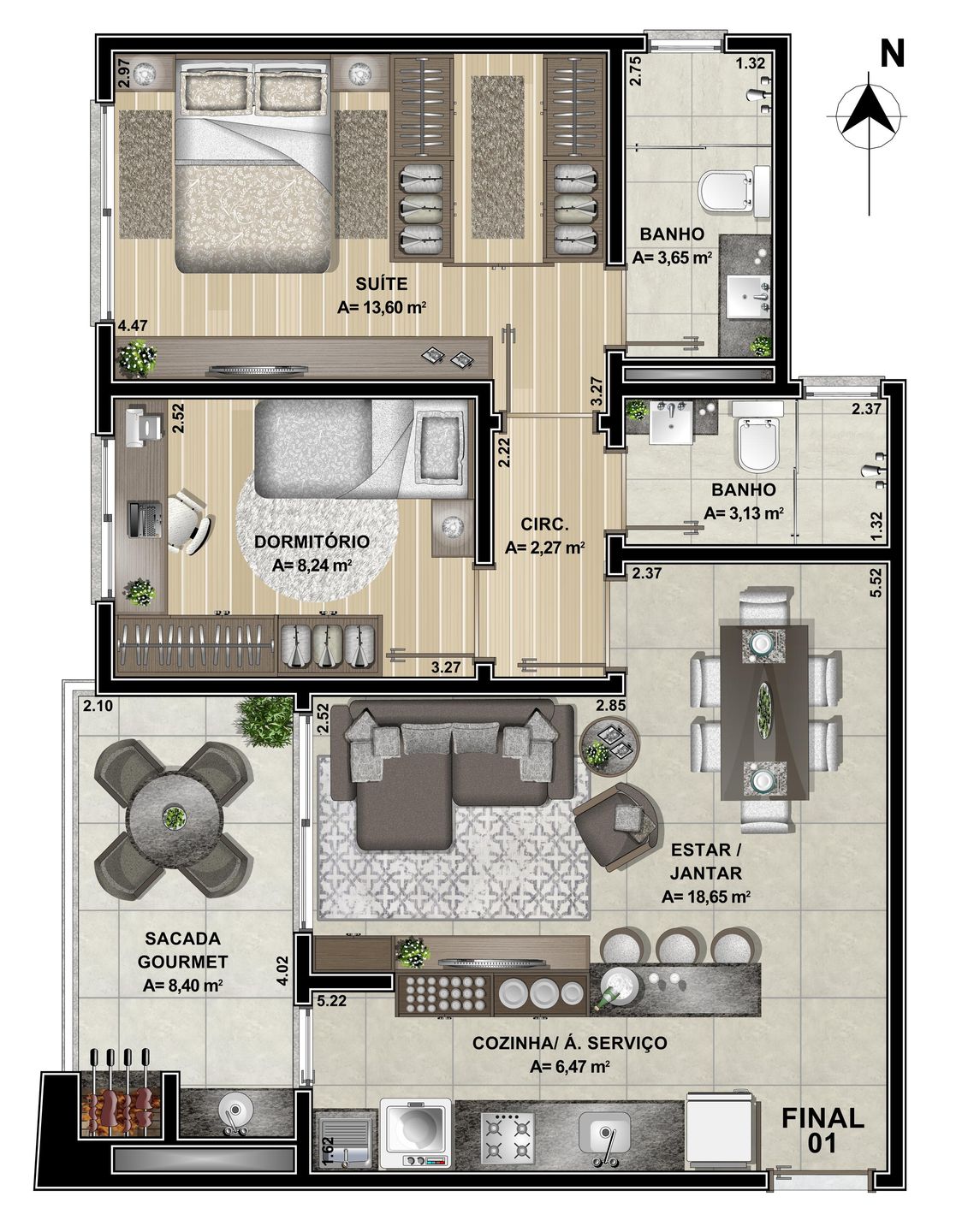Apartamento para venda no bairro Bela Vista em Caxias do Sul