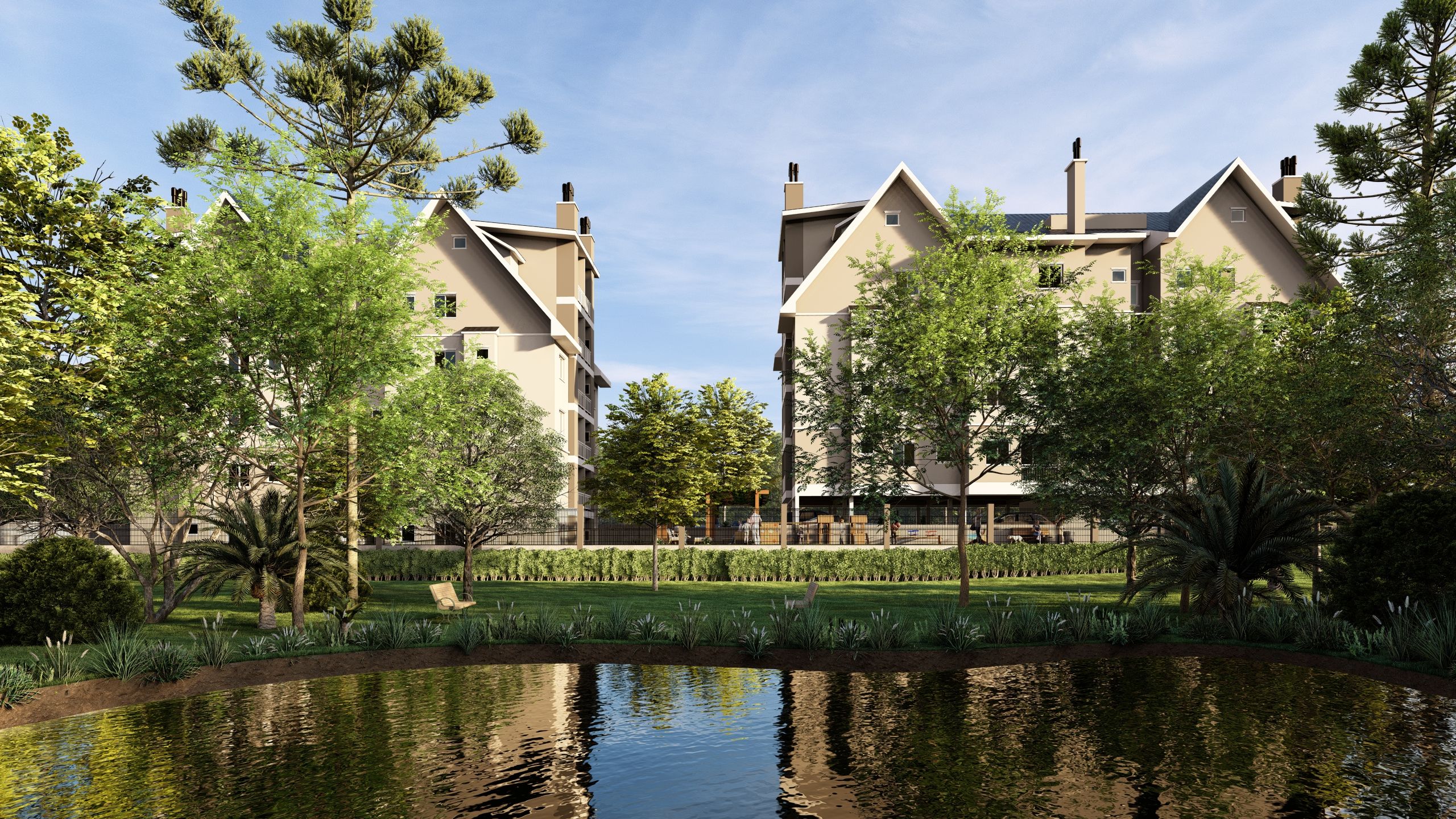 Apartamento Duplex 2 quartos sendo 2 suítes para venda no bairro Carazal em Gramado