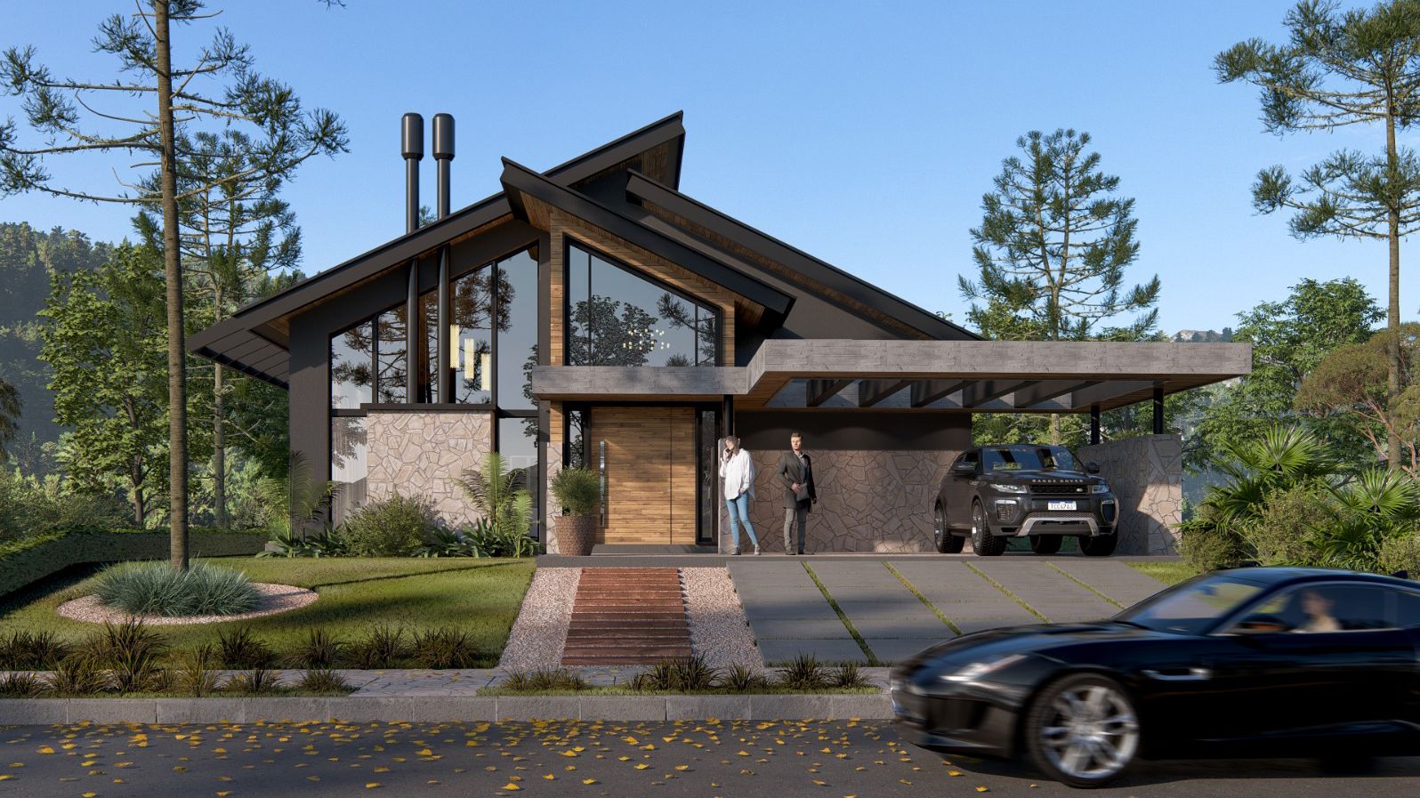 Casa 3 quartos sendo 3 suítes para venda no bairro Carniel em Gramado