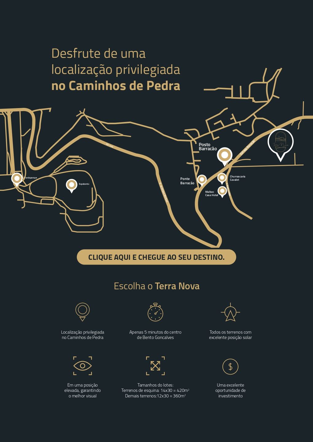 Lote para venda no bairro Barracão em Bento Gonçalves