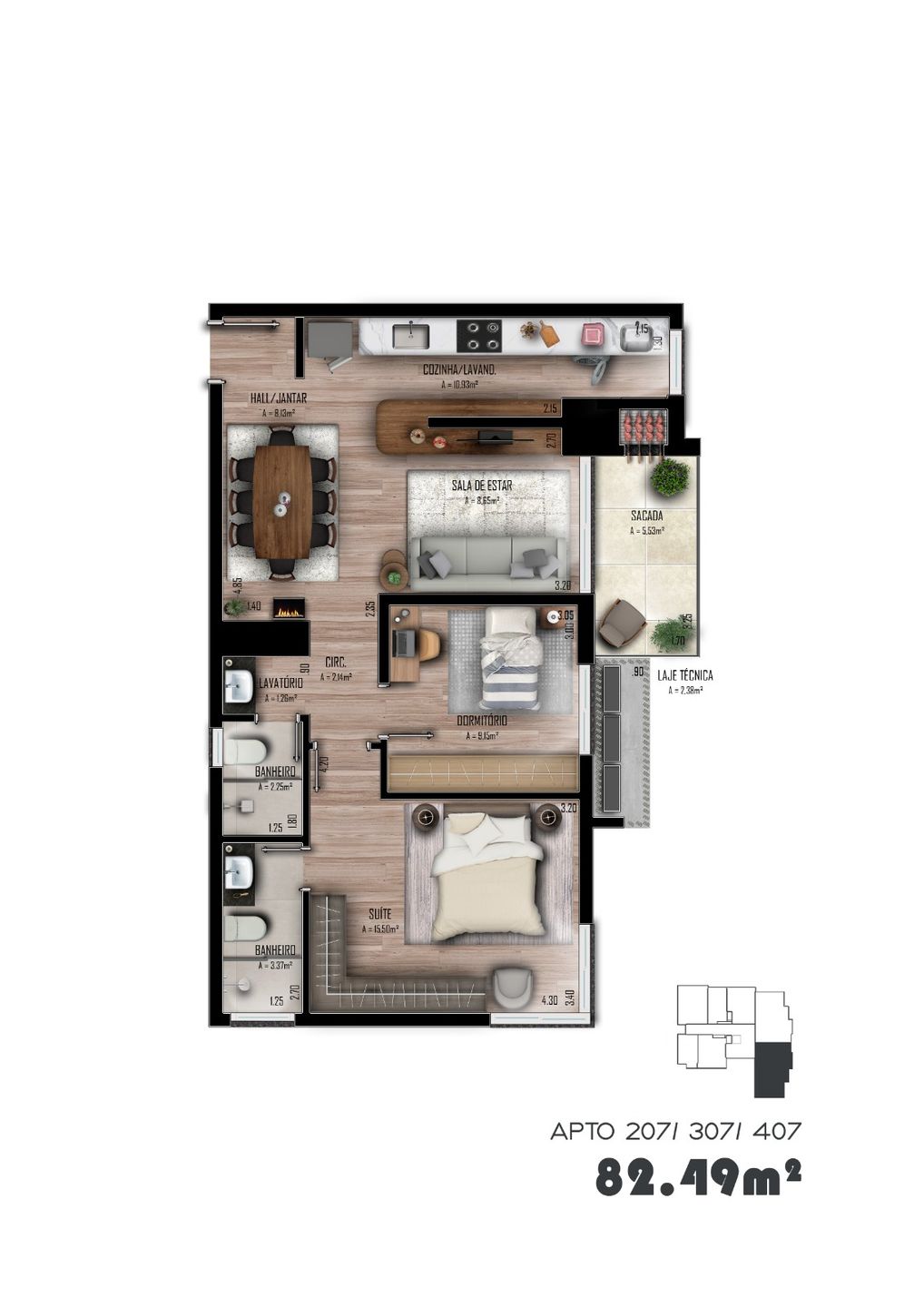 Apartamento para venda no bairro Juriti em Nova Petrópolis