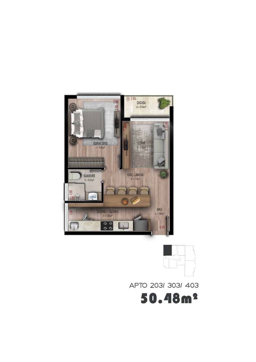 Apartamento para venda no bairro Juriti em Nova Petrópolis