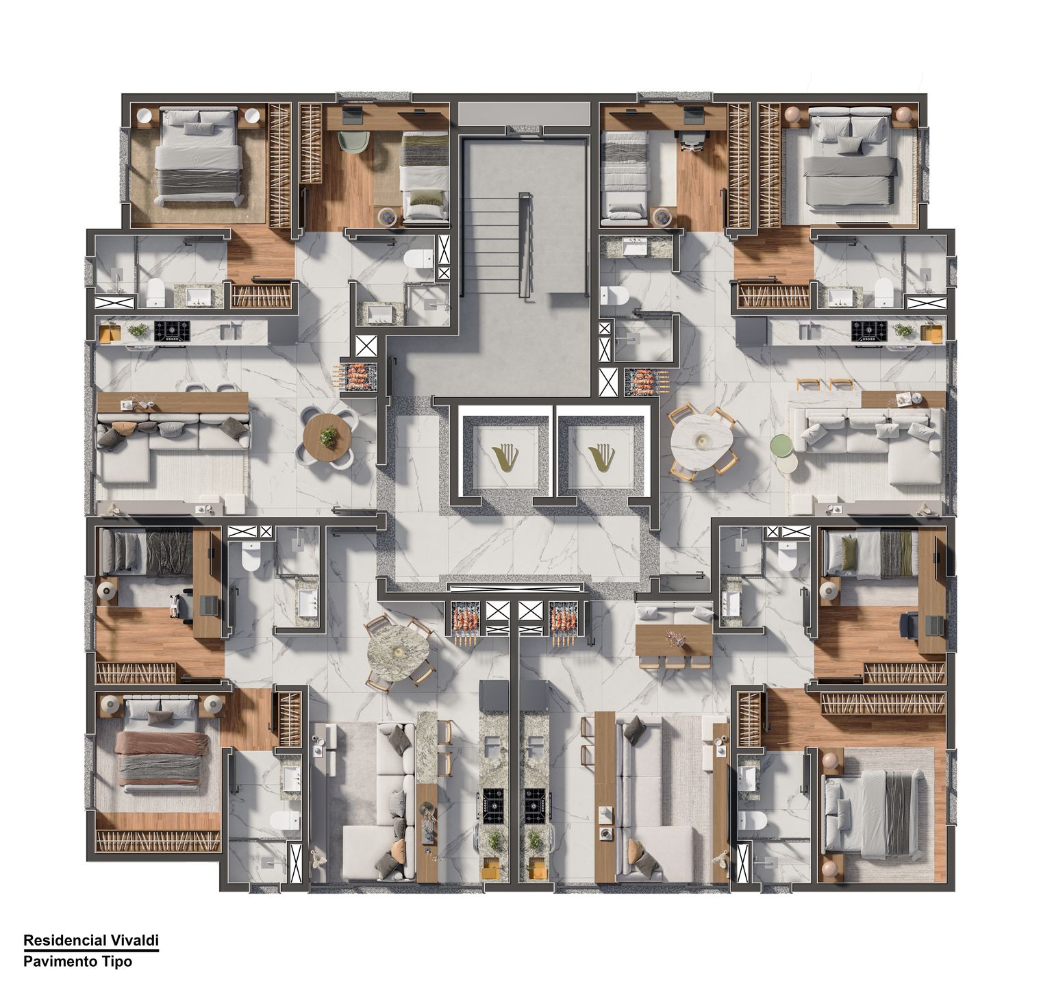 Apartamento 1 quarto sendo 1 suíte para venda no bairro Petrópolis em Passo Fundo