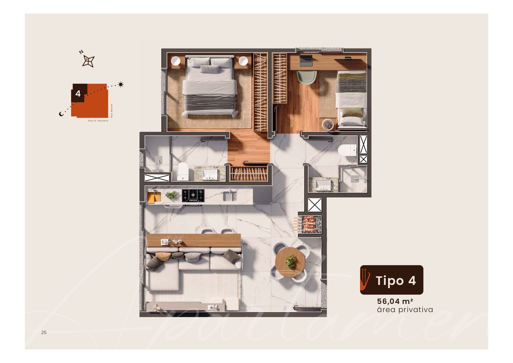 Apartamento 1 quarto sendo 1 suíte para venda no bairro Petrópolis em Passo Fundo
