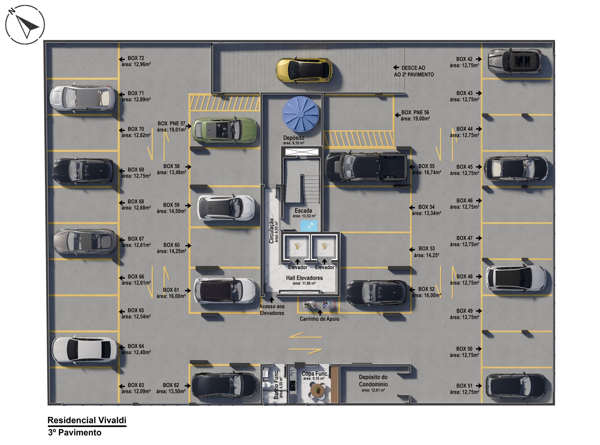 Apartamento 1 quarto sendo 1 suíte para venda no bairro Petrópolis em Passo Fundo