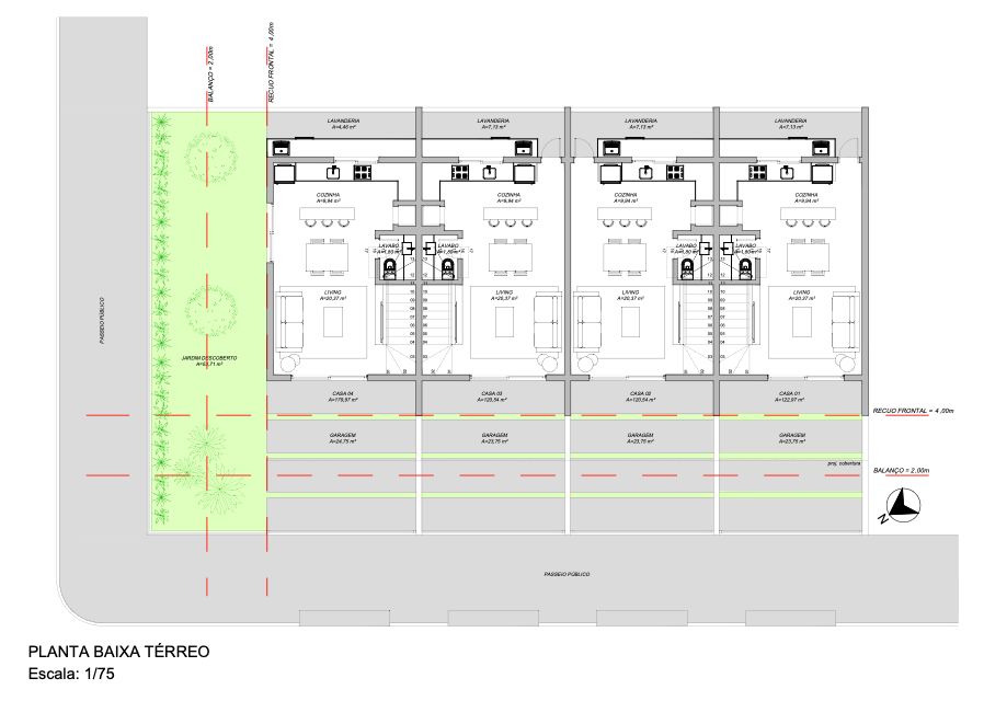 Casa 2 quartos sendo 2 suítes para venda no bairro Morada Das Palmeiras em Torres