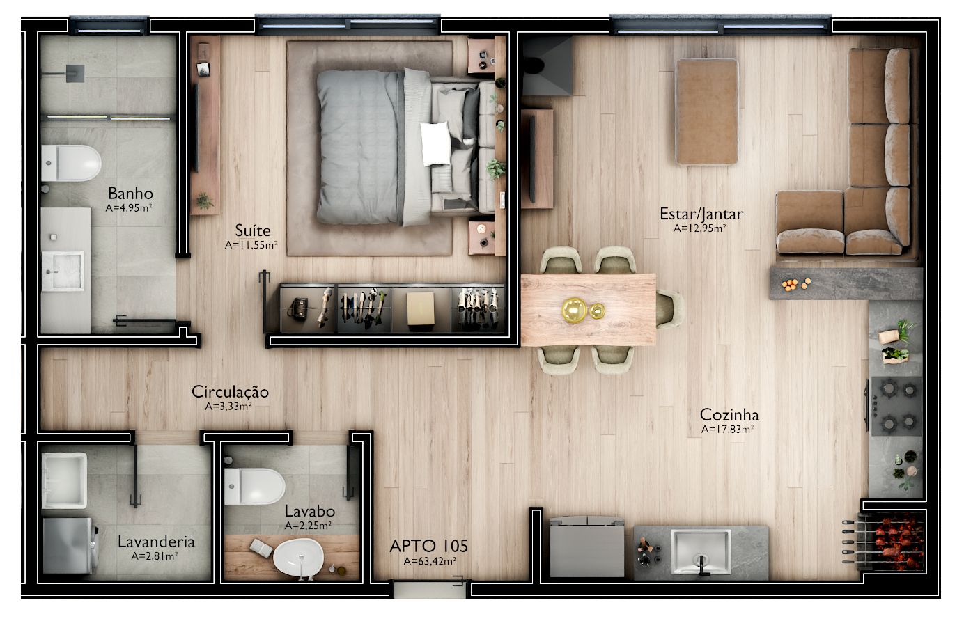 Apartamento para venda no bairro Mato Queimado em Gramado